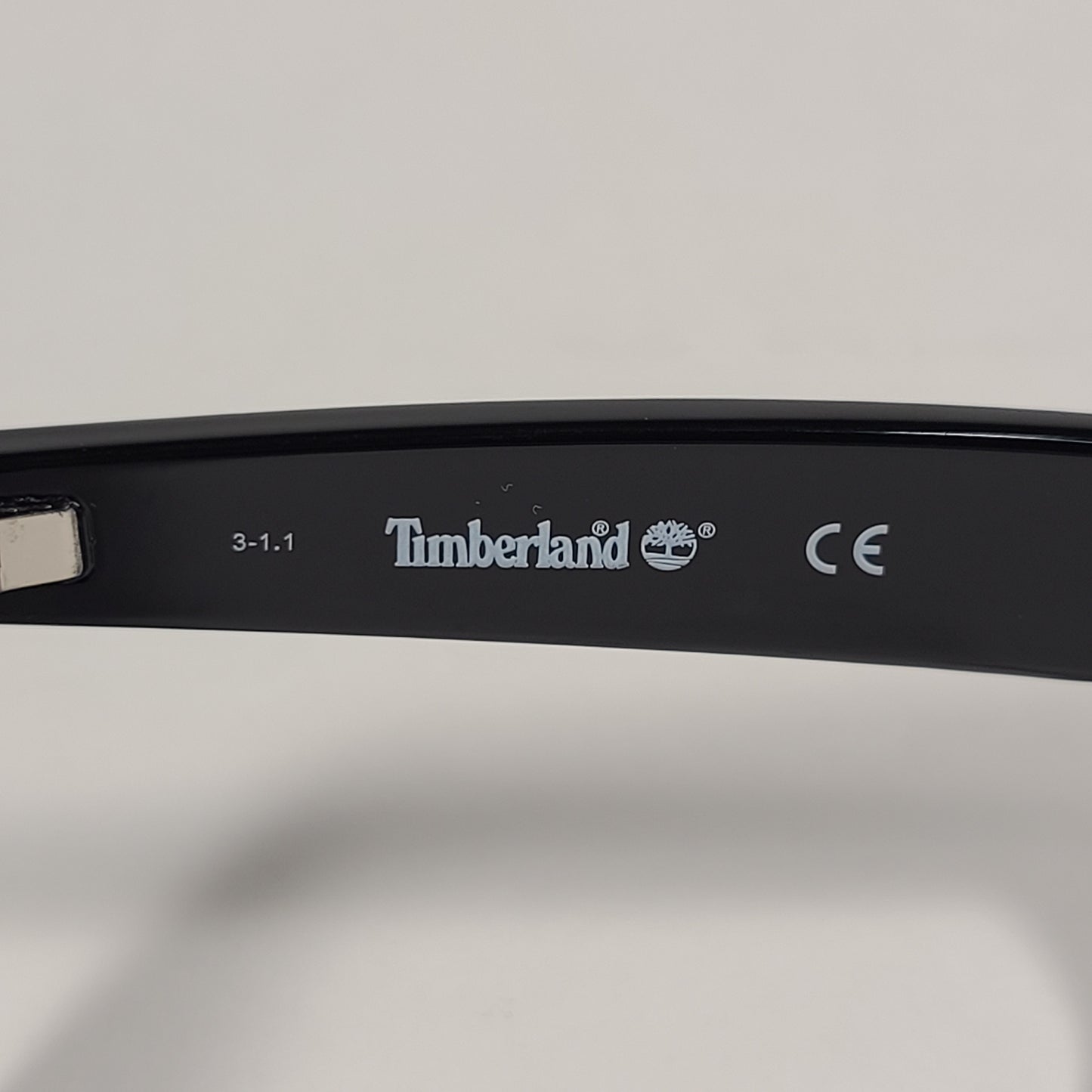 Timberland Square Sunglasses Shiny Black Frame Gray Lens TB7156 02A - Sunglasses