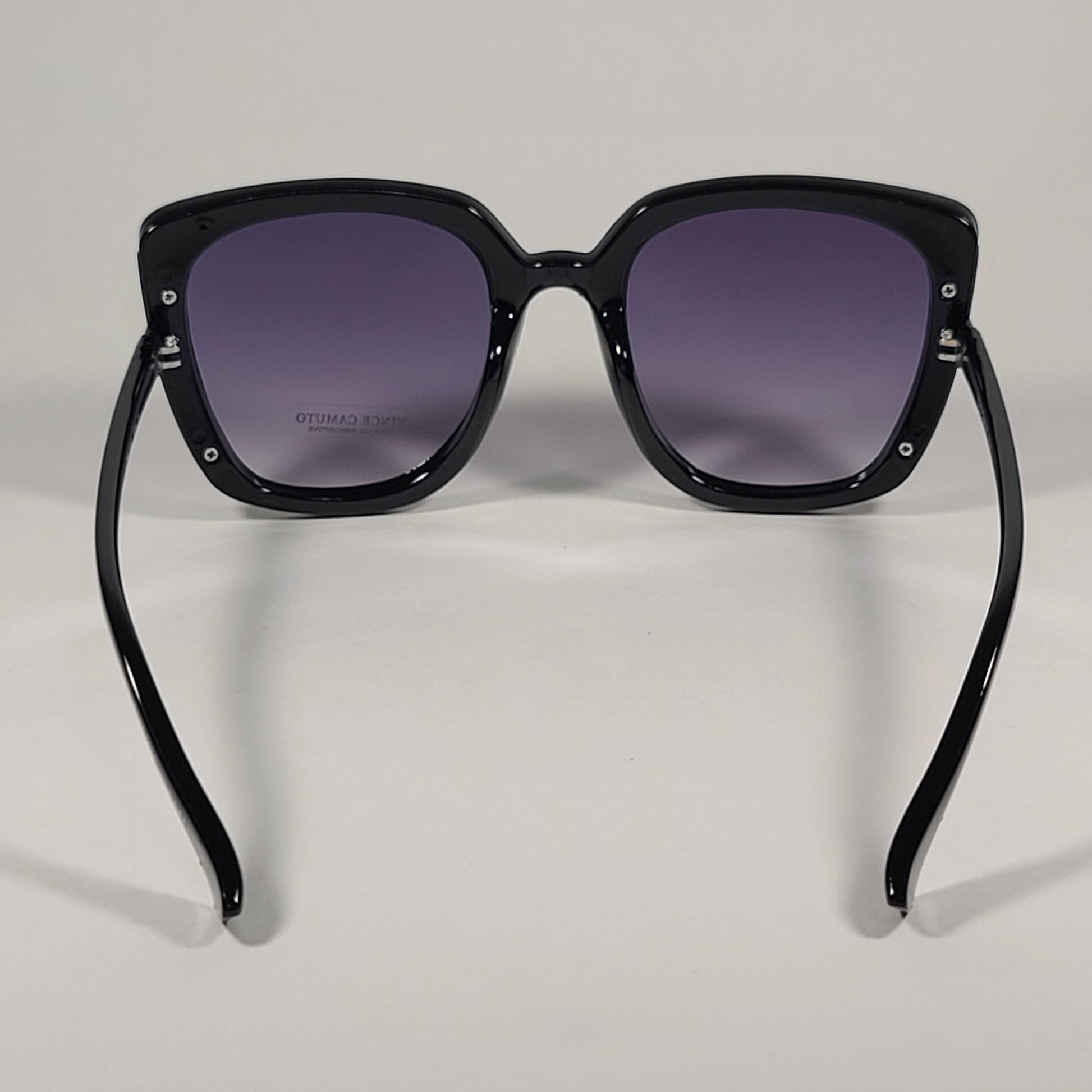 Vince Camuto Cat Eye Square Sunglasses Black Frame Smoke Gradient Lens VC964 OX - Sunglasses