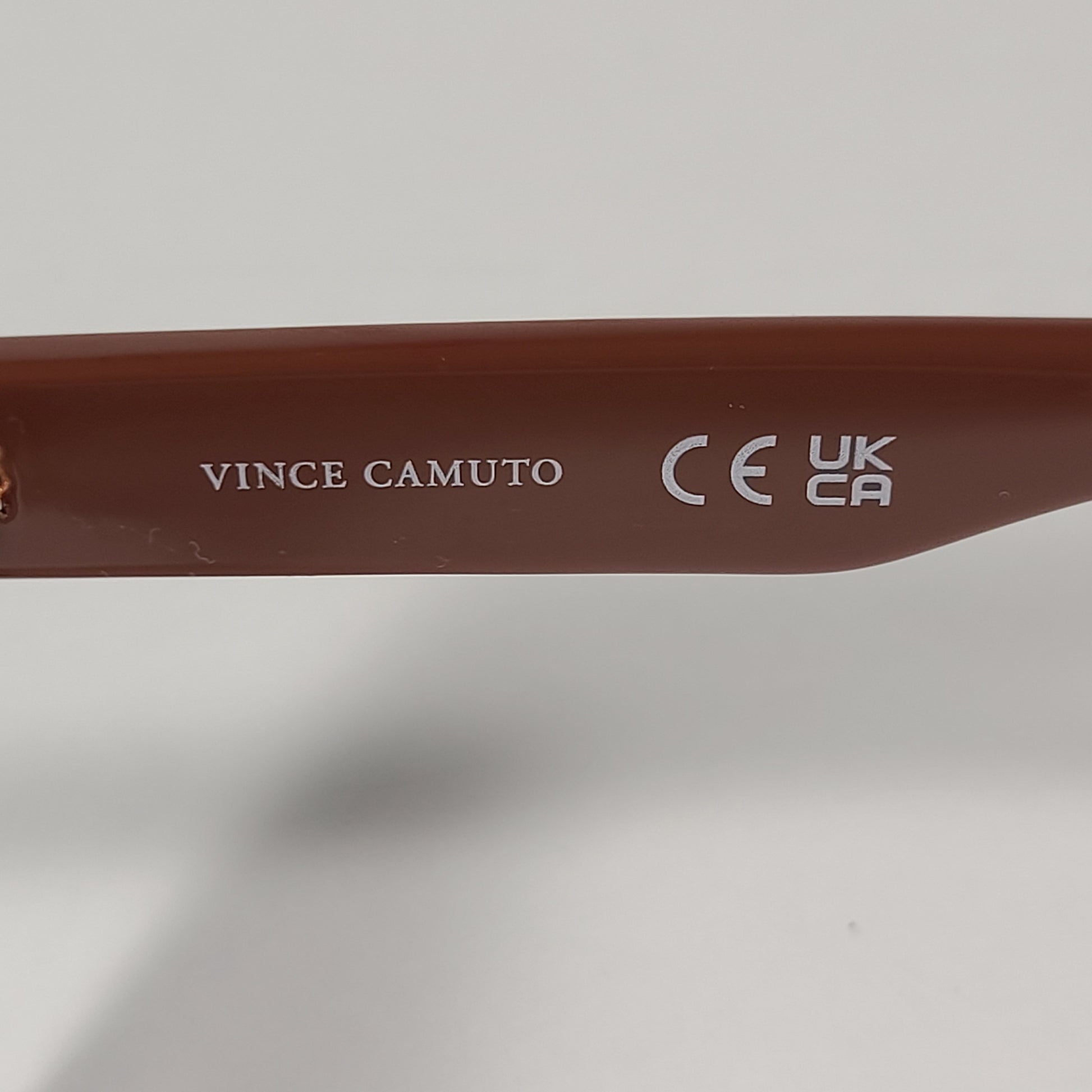 Vince Camuto VC974 BN Square Sunglasses Brown Marble Frame Brown Gradient Lens - Sunglasses