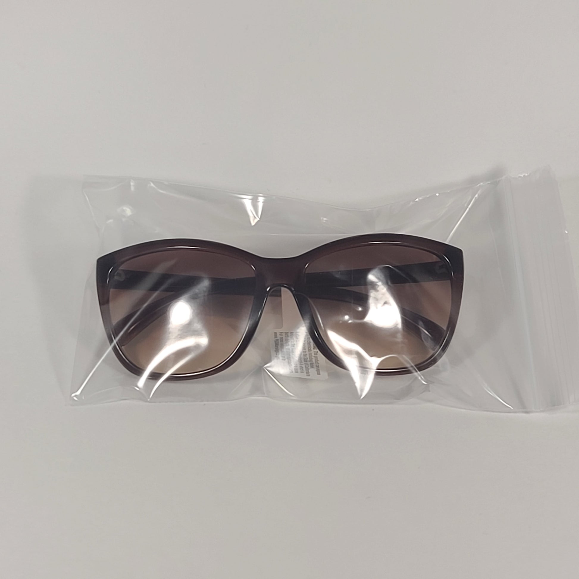 Calvin Klein CK19565S 210 Cat Eye Sunglasses Brown Frame Brown Gradient Lens - Sunglasses