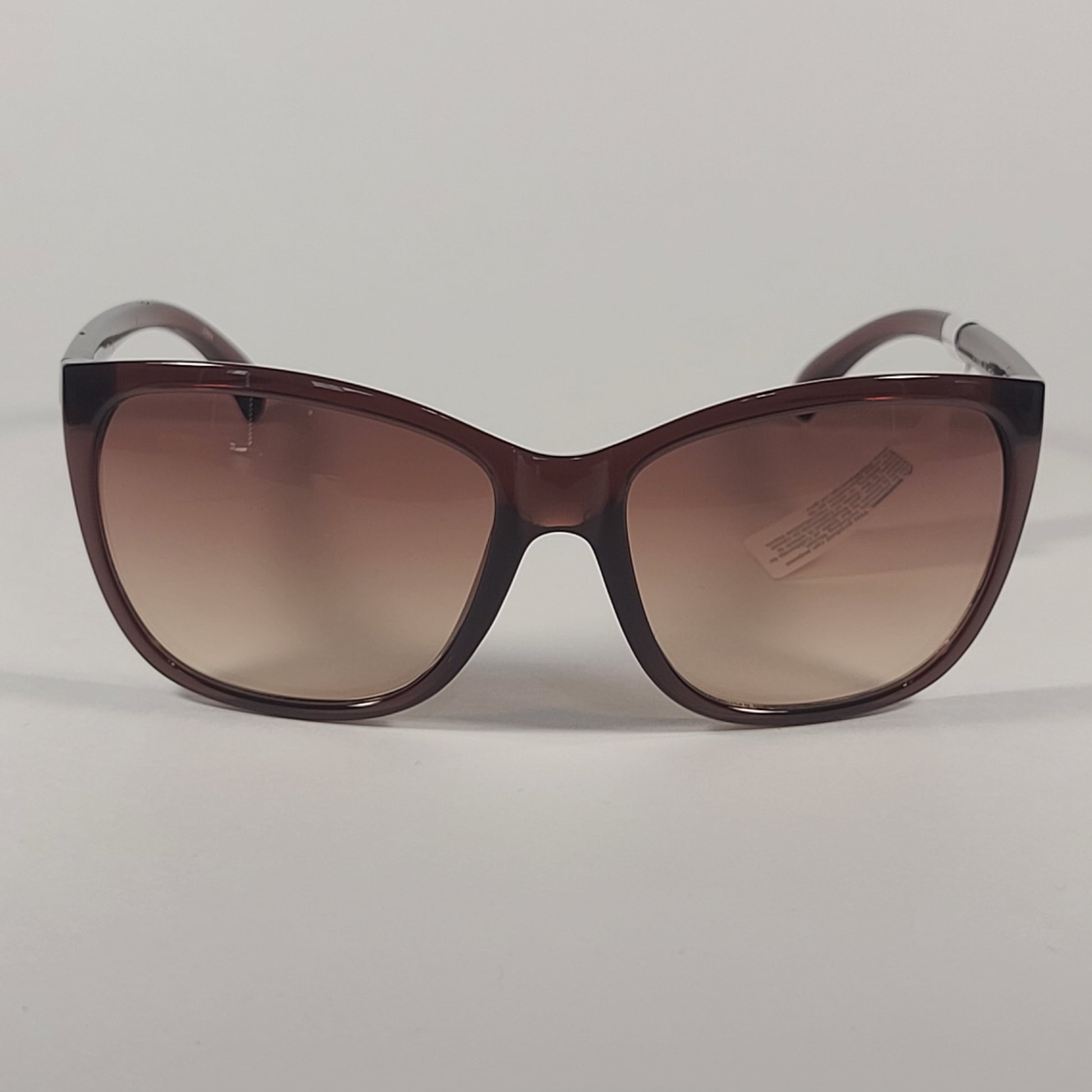 Calvin Klein CK19565S 210 Cat Eye Sunglasses Brown Frame Brown Gradient Lens - Sunglasses