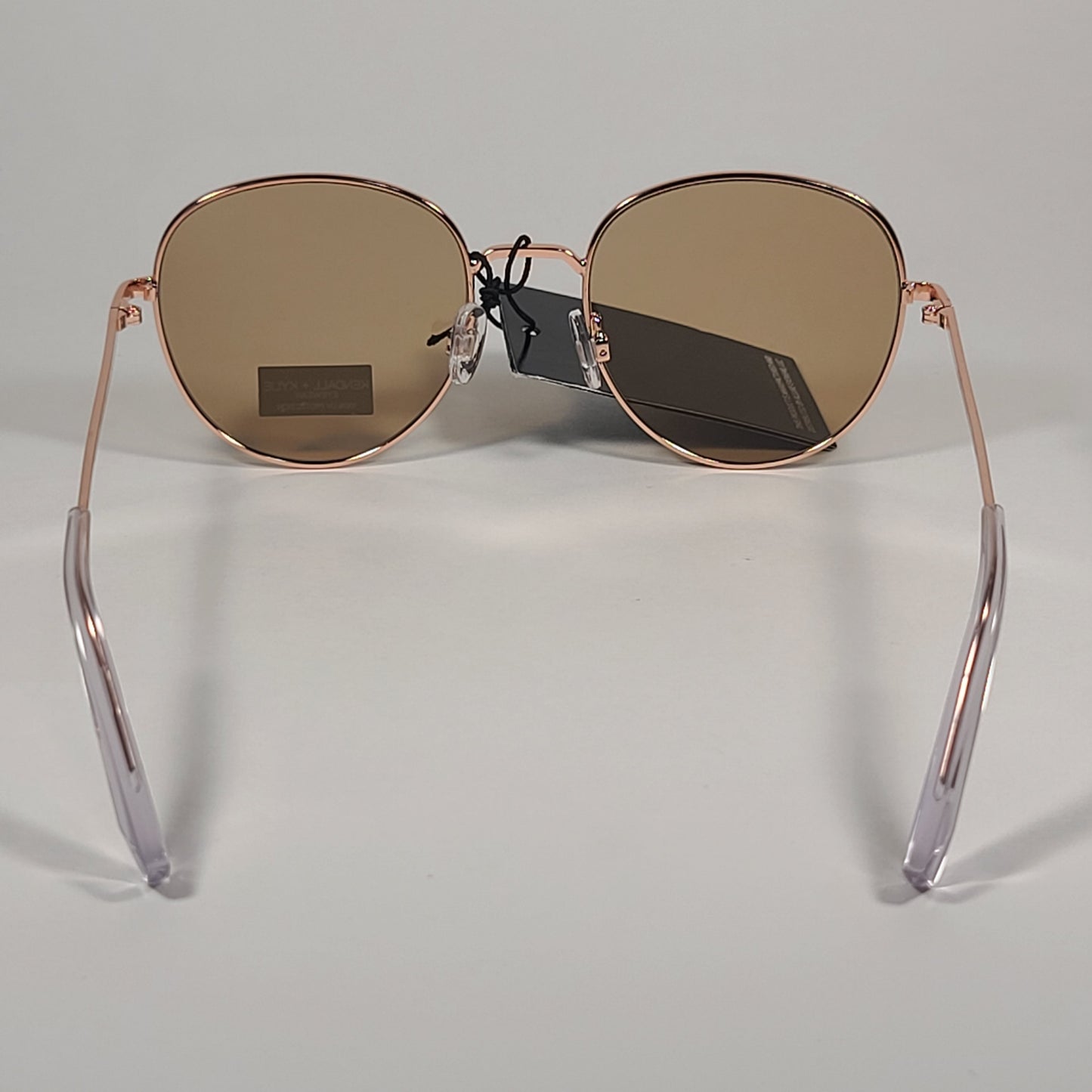 Kendall + Kylie Collins KK4072CE 680 Modified Round Sunglasses Rose Gold Frame / Gold Lens - Sunglasses