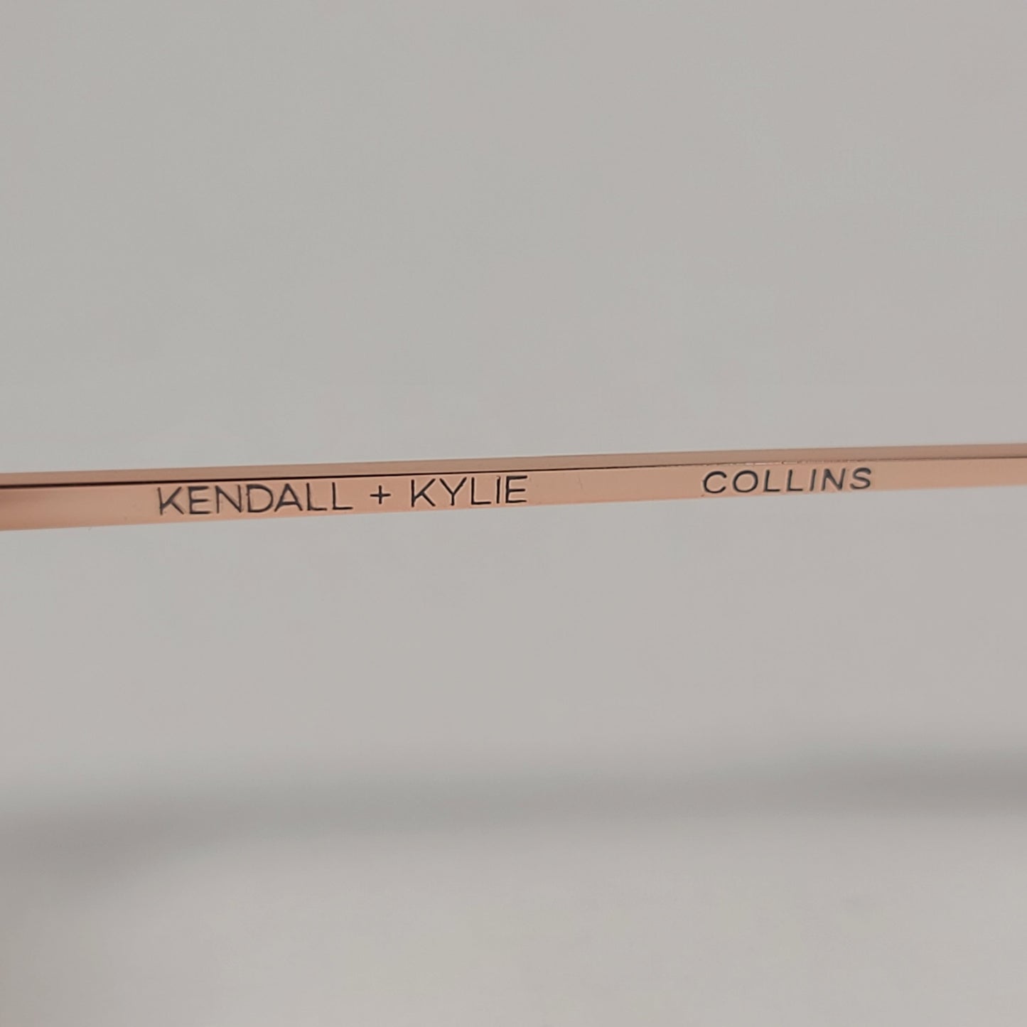 Kendall + Kylie Collins KK4072CE 680 Modified Round Sunglasses Rose Gold Frame / Gold Lens - Sunglasses