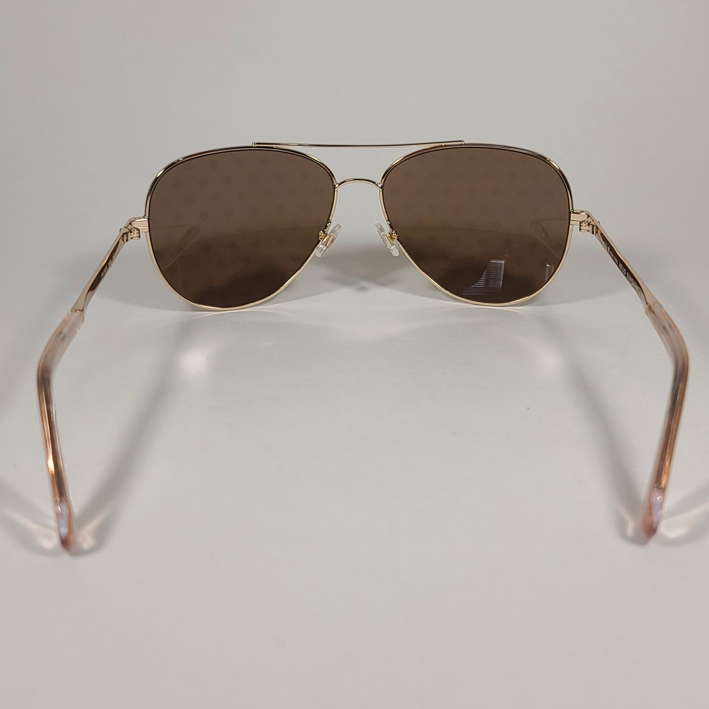 Kate Spade New York Avaline2/S 94RK1 Aviator Sunglasses Gold Frame Spade Lens - Sunglasses