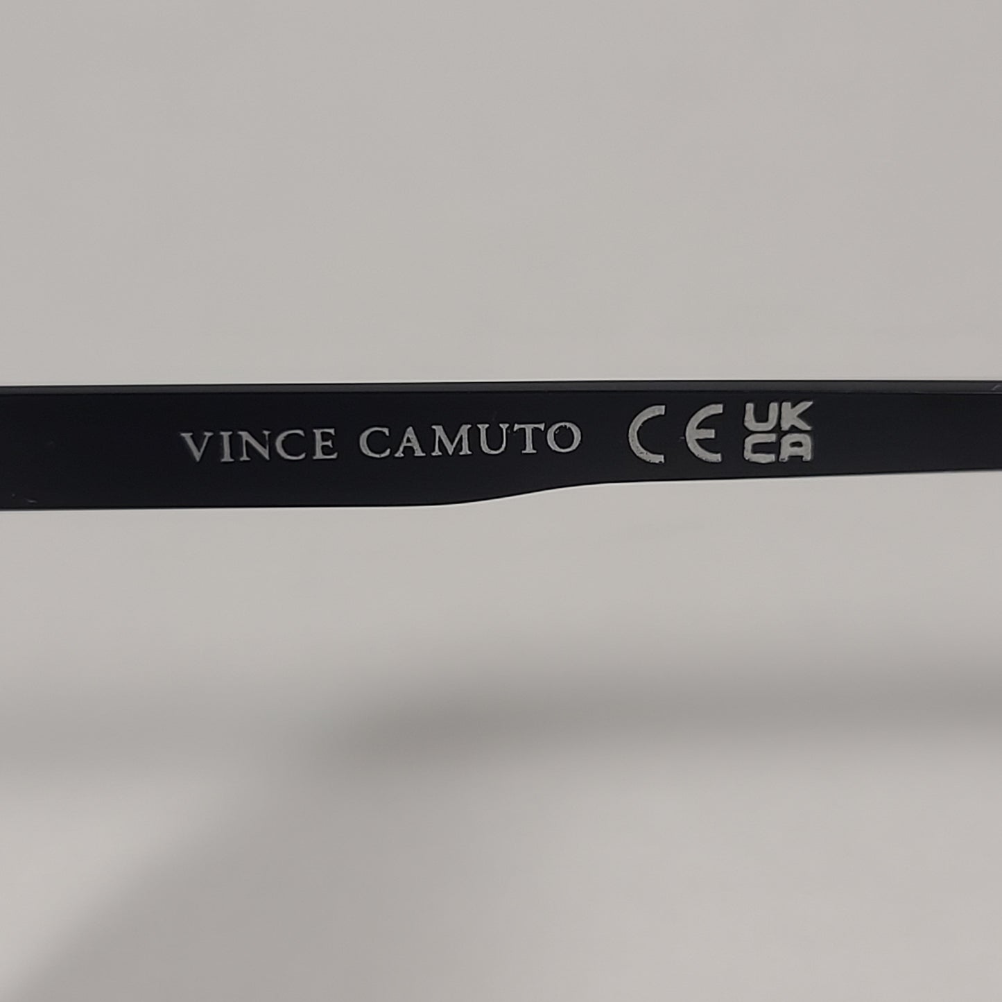 Vince Camuto Turbo Aviator Sunglasses Shiny Black Smoke Lens VM616 OX - Sunglasses