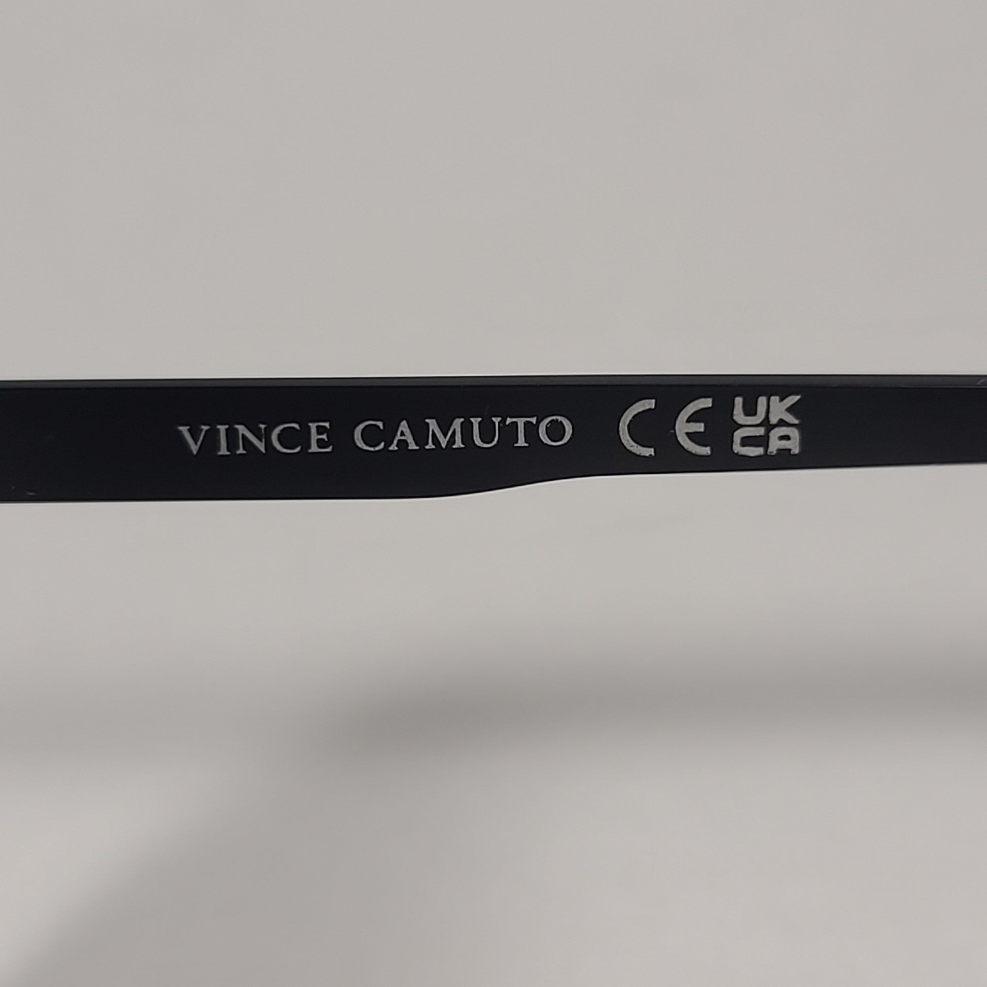 Vince Camuto Turbo Aviator Sunglasses Shiny Black Smoke Lens VM616 OX - Sunglasses