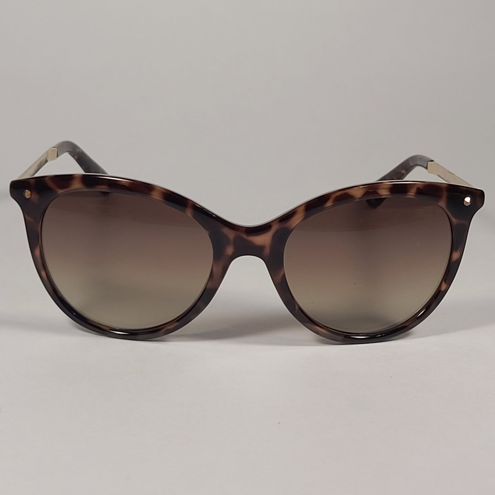 Kate Spade Amanda/O/S V08CC Cat Eye Sunglasses Brown Tortoise Brown Gradient Lens - Sunglasses