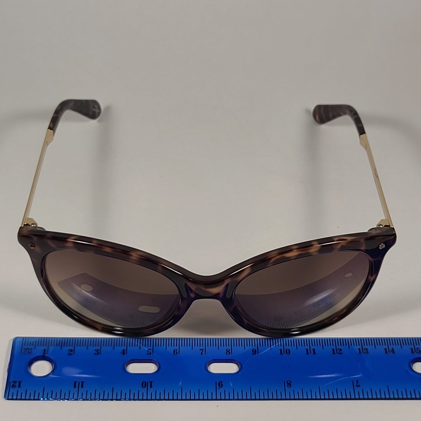 Kate Spade Amanda/O/S V08CC Cat Eye Sunglasses Brown Tortoise Brown Gradient Lens - Sunglasses