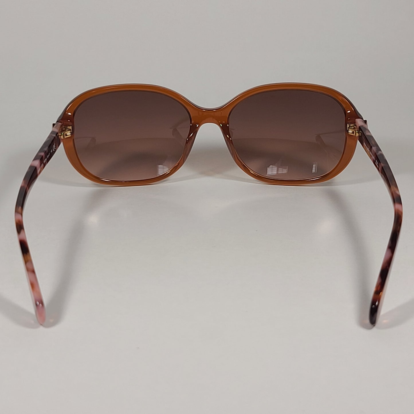 Kate Spade Izabella/G/S 90QHA Flat Oval Sunglasses Brown Frame Brown Gradient Lens - Sunglasses