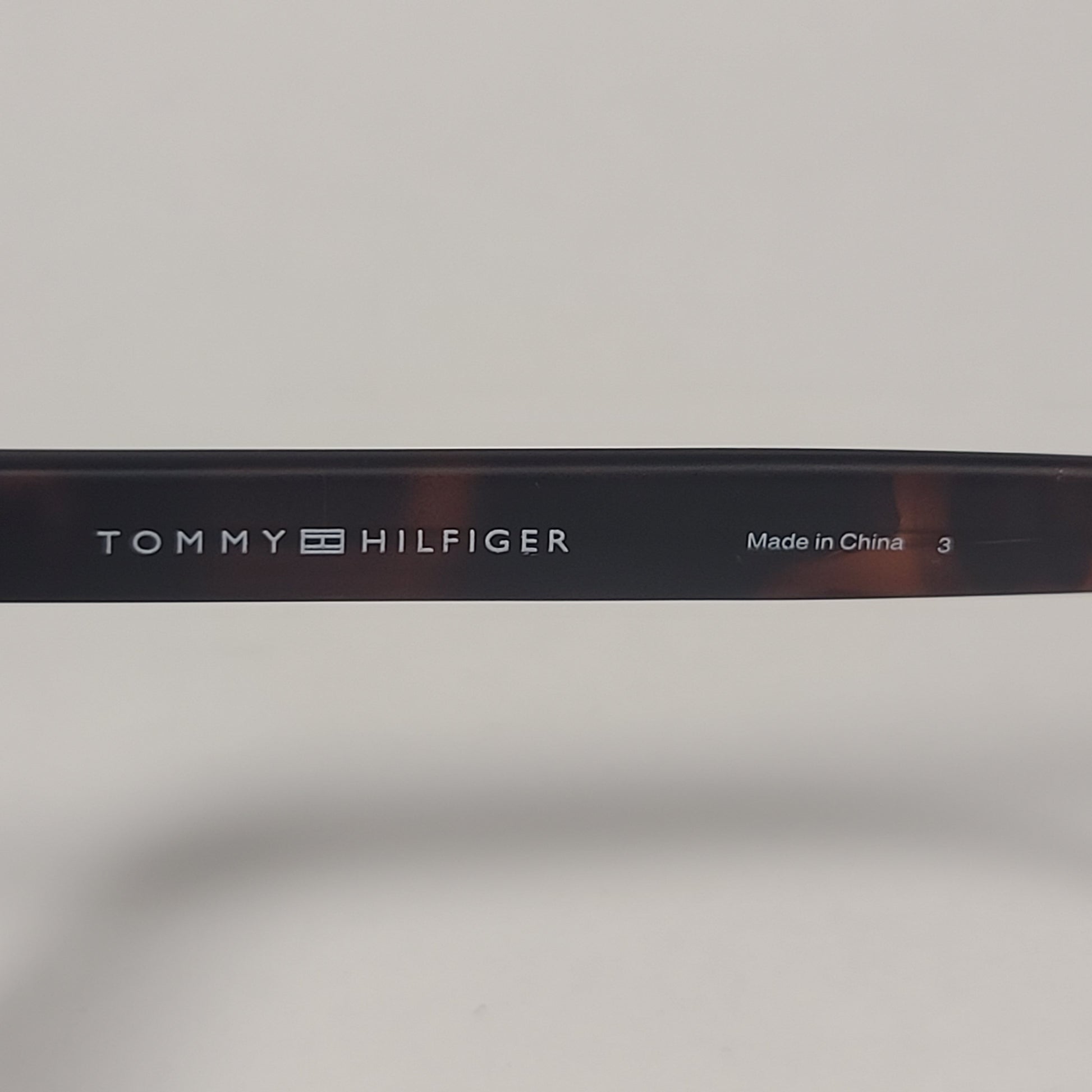 Tommy Hilfiger Mickey Square Sunglasses Matte Tortoise Frame Gray Lens MICKEY MP OM599 - Sunglasses