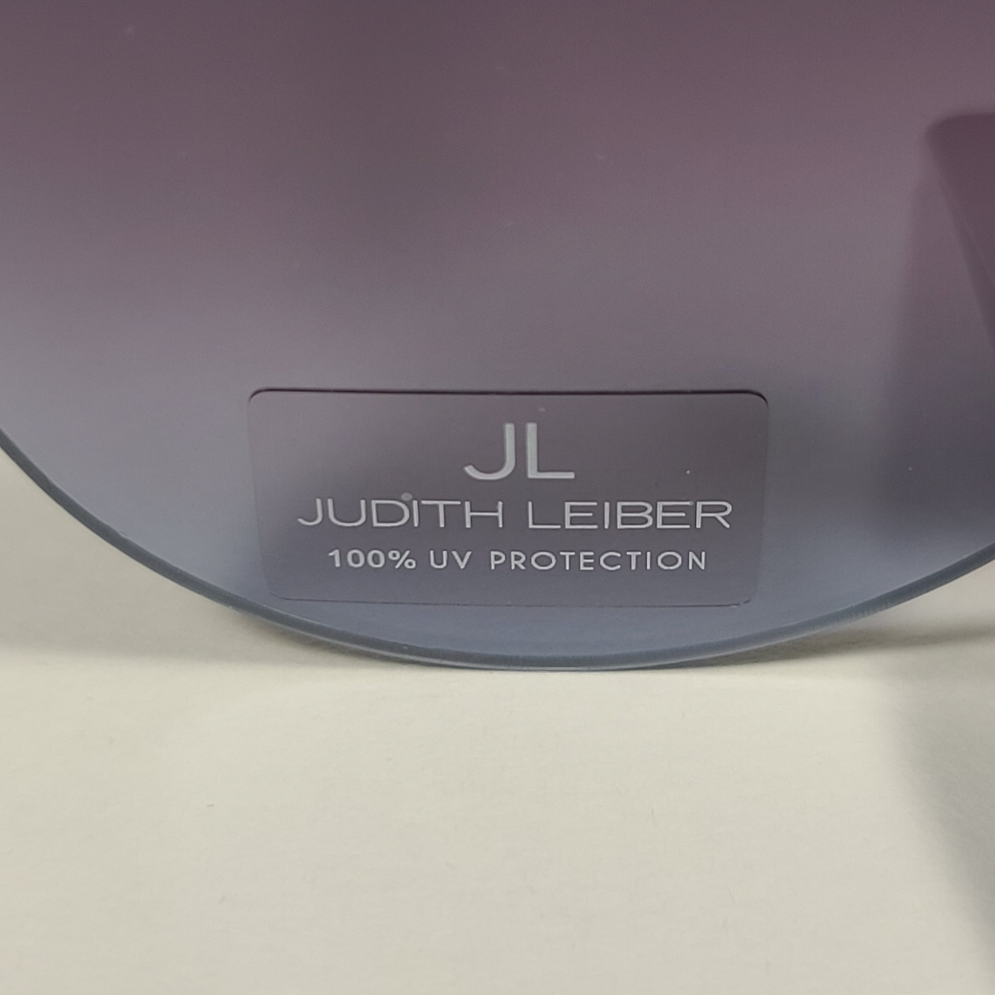 JL By Judith Leiber Lucca Shield Sunglasses Gold Black Smoke Gradient Lens - Sunglasses