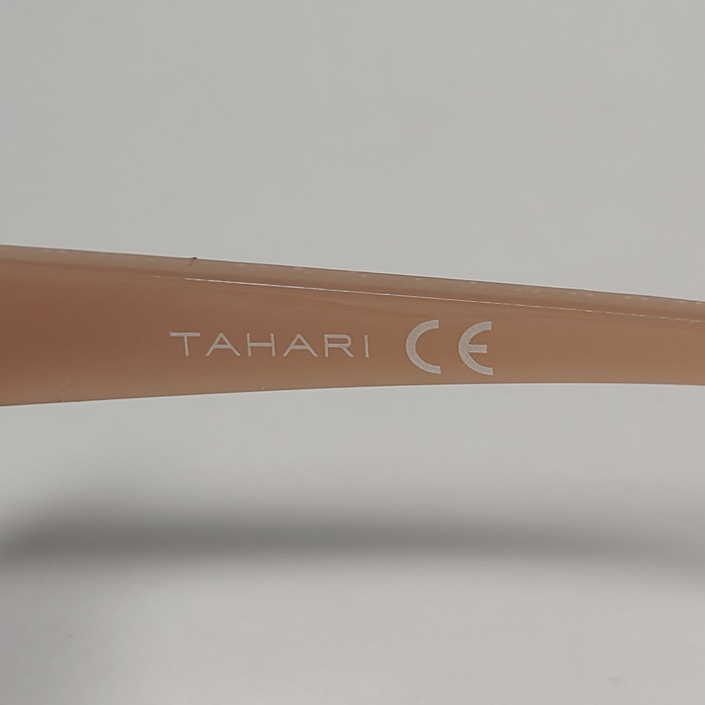 Tahari Butterfly Oversize Sunglasses Nude Frame Blue Pink Gradient Lens TH815 ND - Sunglasses