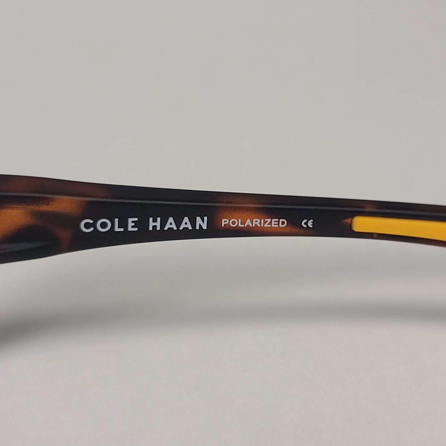 Cole Haan CH8024 215 TORTOISE Polarized Wrap Sunglasses Brown Tortoise Frame Brown Lens - Sunglasses