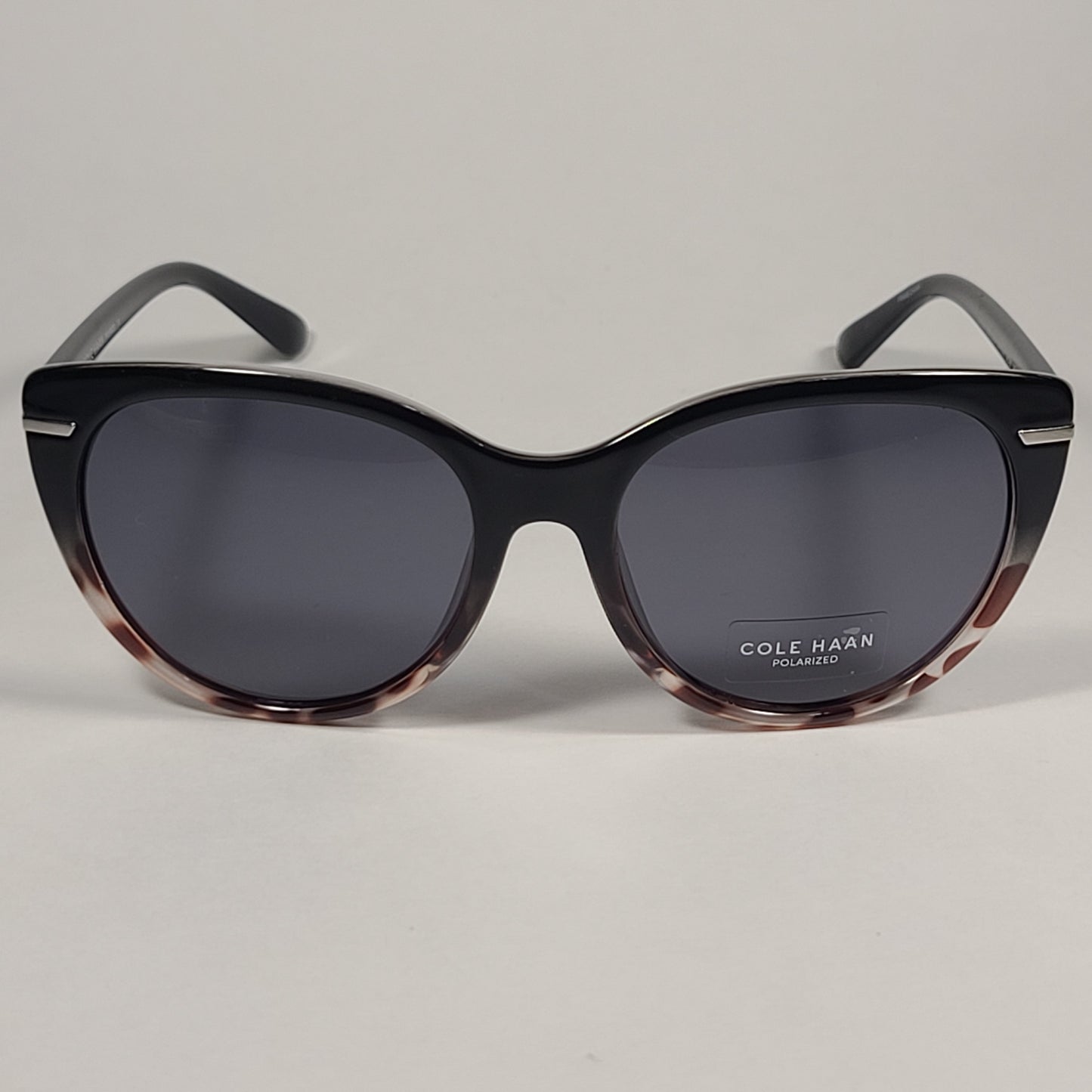 Cole Haan Cat Eye Polarized Sunglasses Black Tortoise Frame Gray Lens CH9025 226 BLACK TORTOISE - Sunglasses