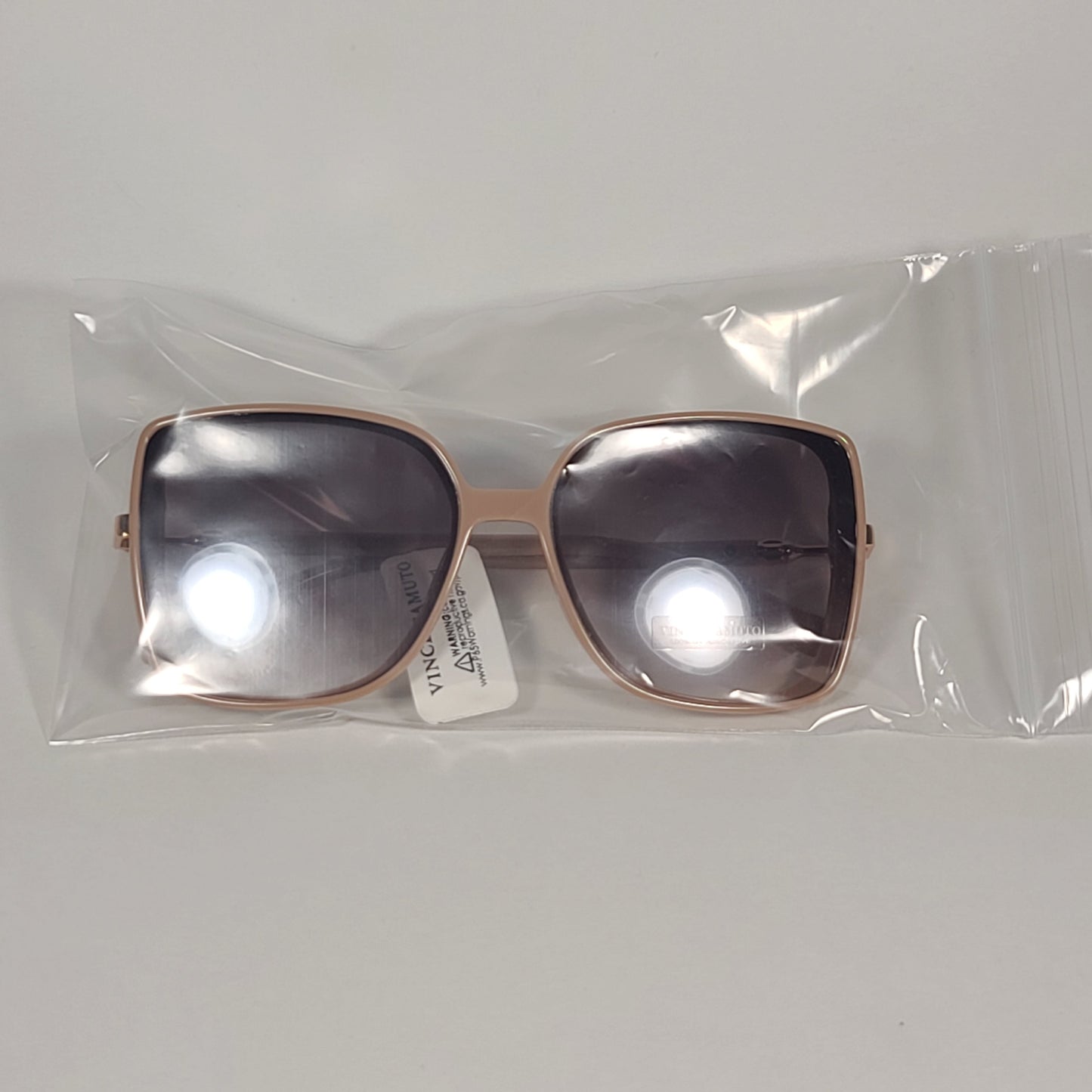 Vince Camuto VC963 ND Butterfly Sunglasses Nude Frame Light Brown Gradient Lens - Sunglasses