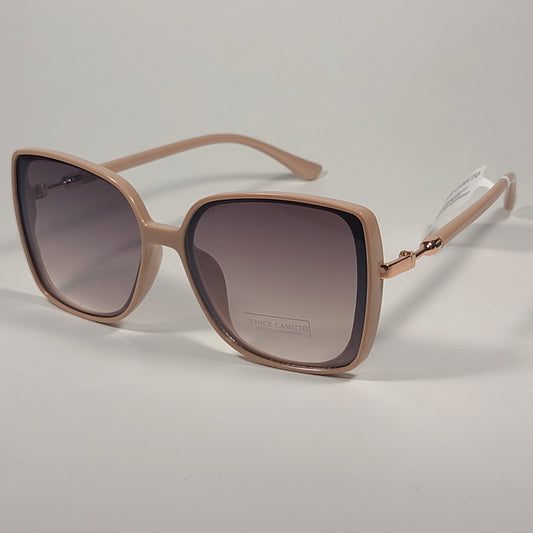 Vince Camuto VC963 ND Butterfly Sunglasses Nude Frame Light Brown Gradient Lens - Sunglasses