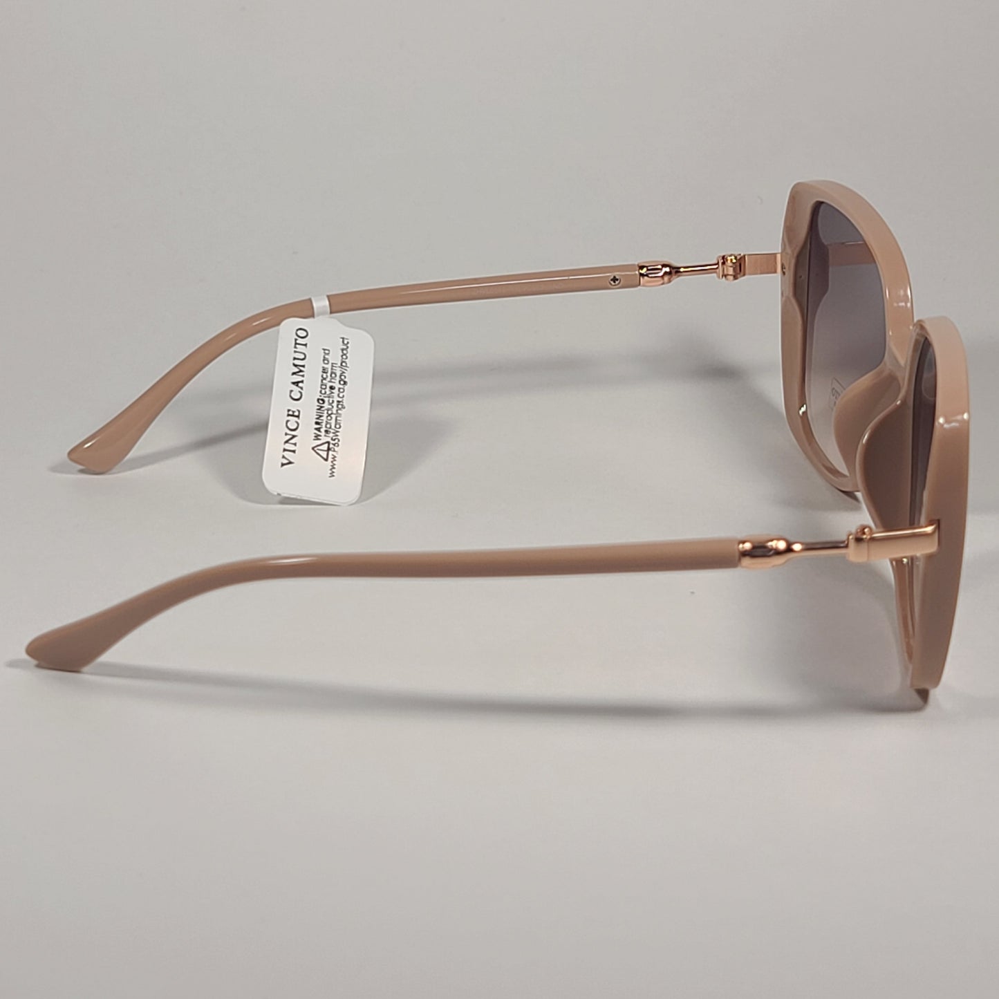 Vince Camuto VC963 ND Butterfly Sunglasses Nude Frame Light Brown Gradient Lens - Sunglasses