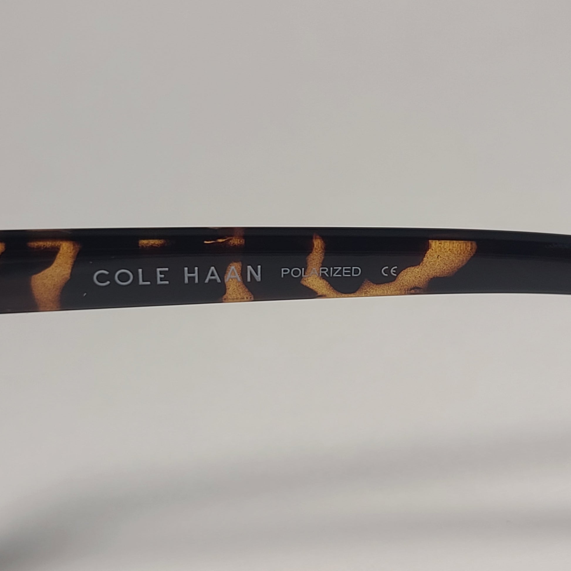 Cole Haan CH9024 215 TORTOISE Soft Round Polarized Sunglasses Brown Tortoise Frame Brown Lens - Sunglasses