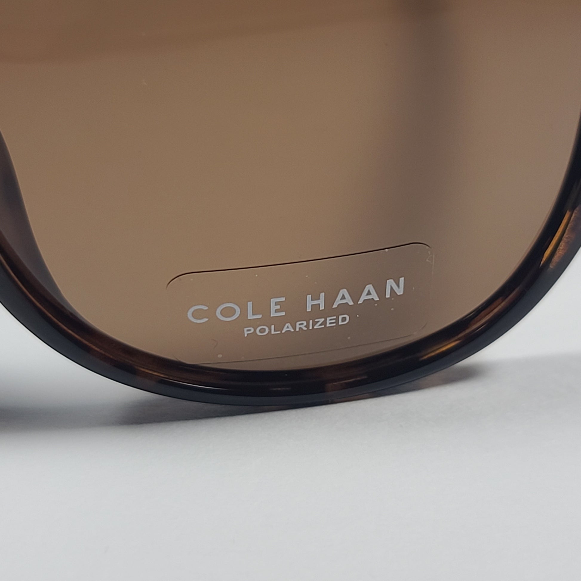 Cole Haan CH9024 215 TORTOISE Soft Round Polarized Sunglasses Brown Tortoise Frame Brown Lens - Sunglasses