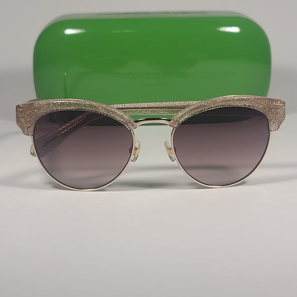 Kate Spade Womens Jahnam Glitter UV Protection Cat Eye Sunglasses Black  52mm 
