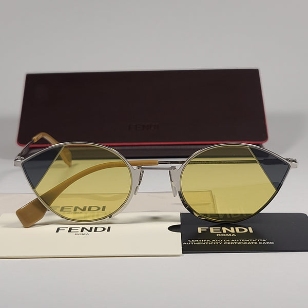 FENDI EYEWEAR Fendi FF cat-eye gold-tone optical glasses in 2023