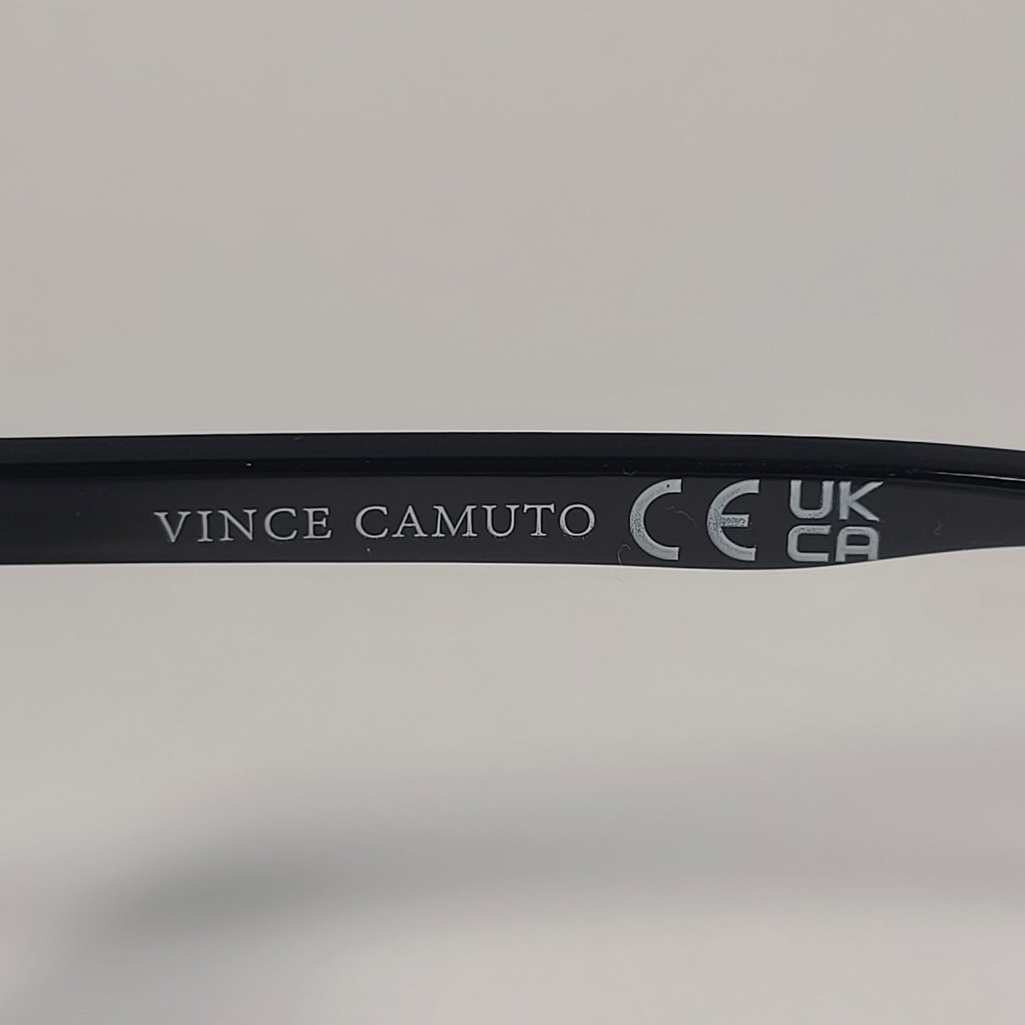 Vince Camuto VC1020 OX Oversize Cat Eye Sunglasses Shiny Black Smoke Gradient Lens - Sunglasses