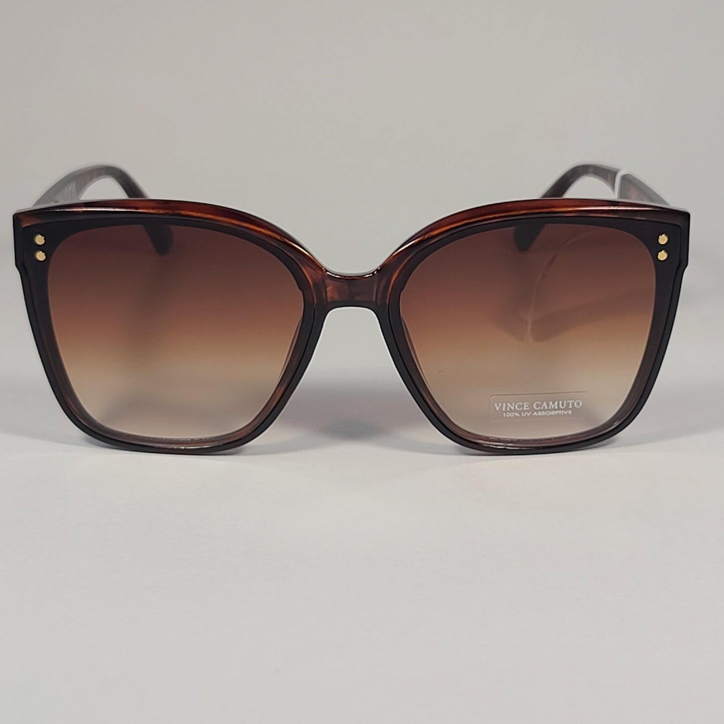 Vince Camuto VC1020 TS Oversize Cat Eye Sunglasses Tortoise Brown Gradient Lens - Sunglasses