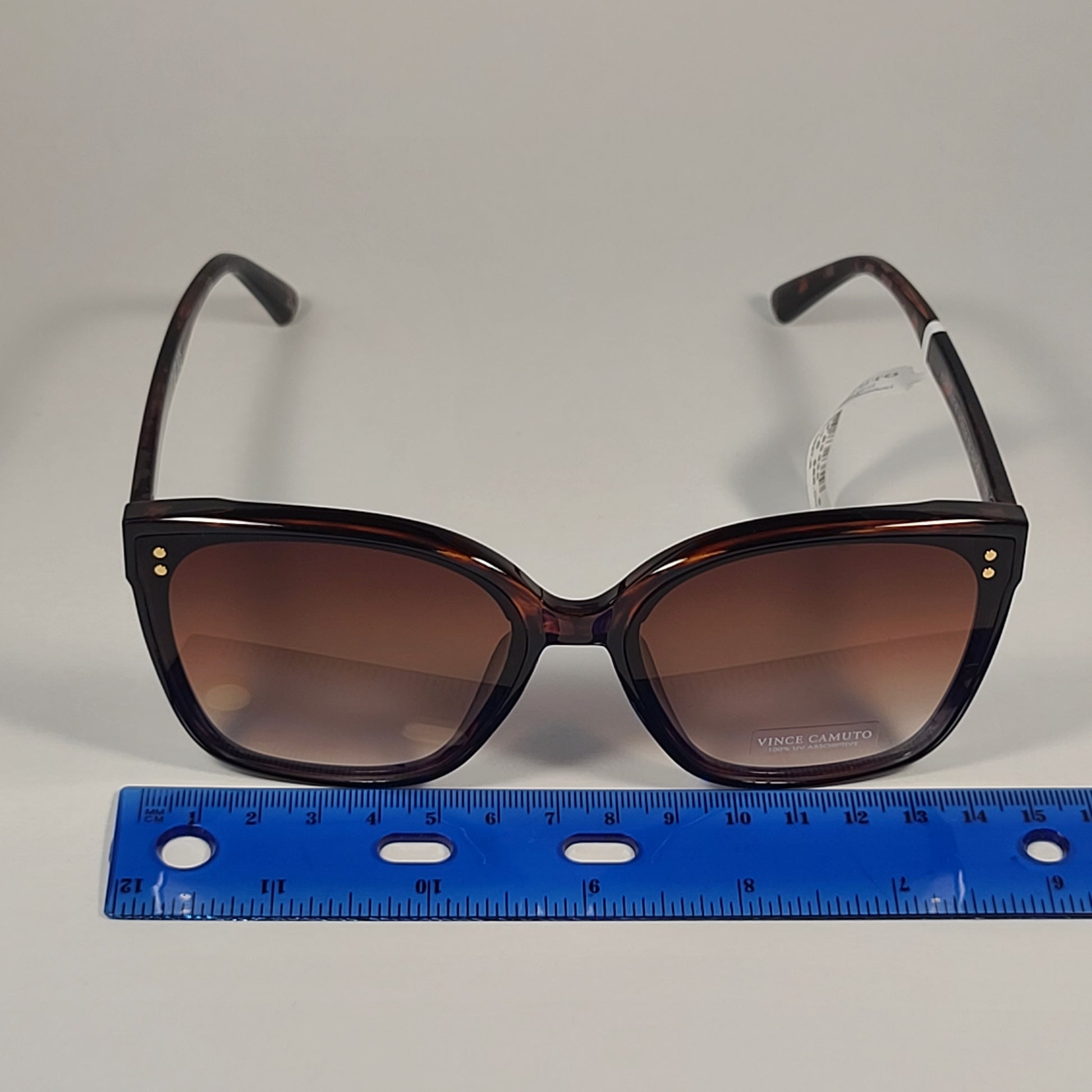 Vince Camuto VC1020 TS Oversize Cat Eye Sunglasses Tortoise Brown Gradient Lens - Sunglasses