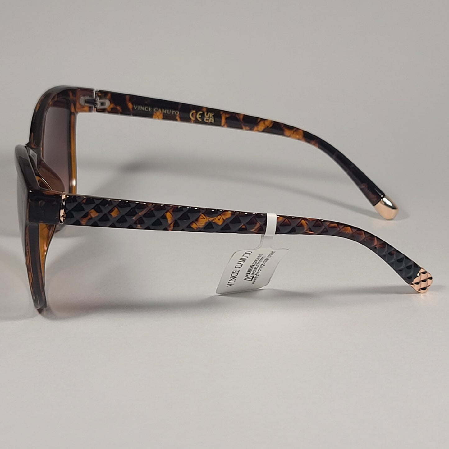 Vince Camuto VC1063 TS Cat Eye Sunglasses Brown Tortoise Frame Brown Gradient Lens - Sunglasses