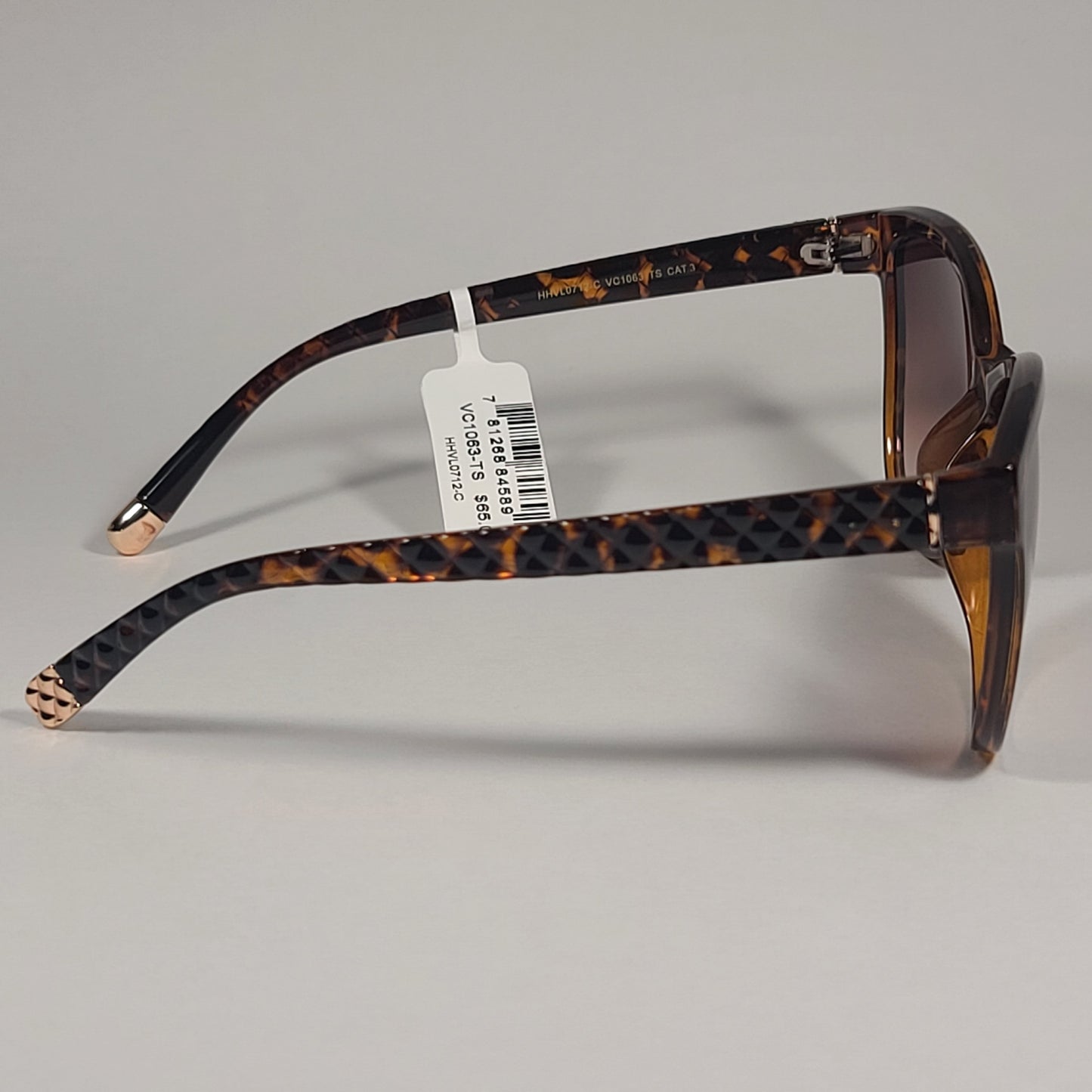 Vince Camuto VC1063 TS Cat Eye Sunglasses Brown Tortoise Frame Brown Gradient Lens - Sunglasses