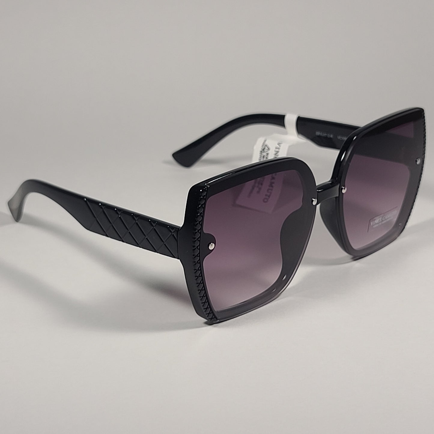 Vince Camuto VC1064 OX Oversize Butterfly Sunglasses Black Frame Smoke Gradient Lens - Sunglasses