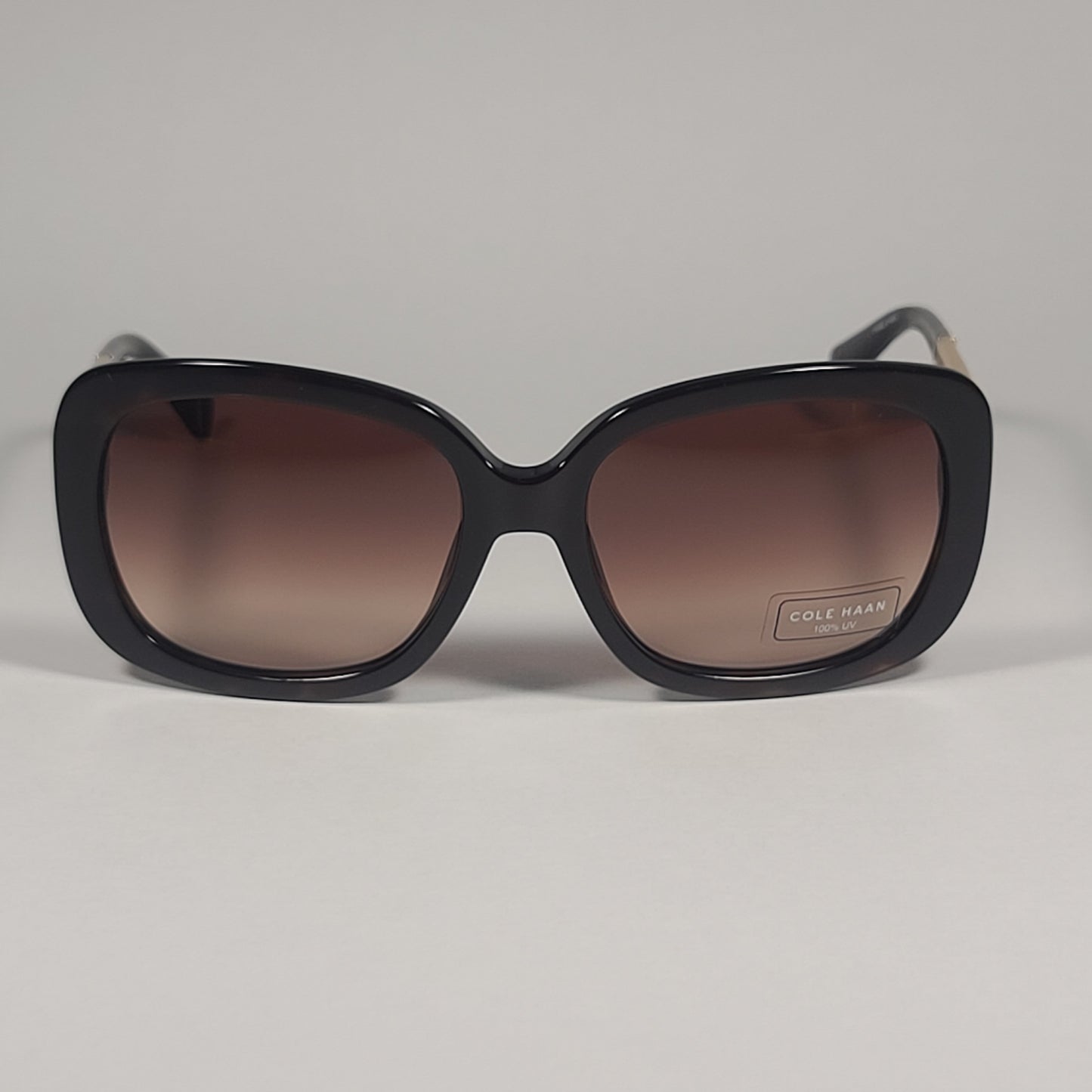Cole Haan CH7003 237 DARK TORTOISE Oval Sunglasses Dark Tortoise Frame Brown Gradient Lens - Sunglasses
