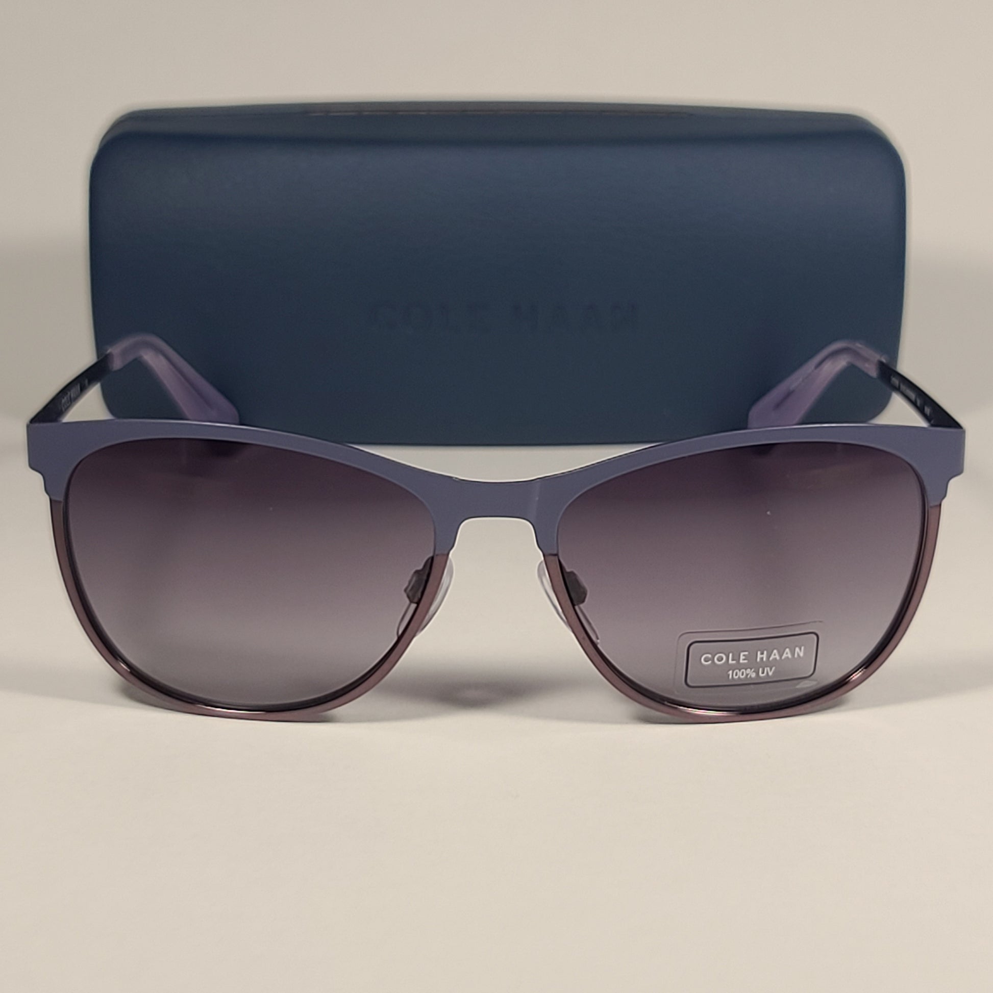 Cole Haan CH7018 516 LAVENDER Designer Sunglasses Lavender Themed Frame Smoke Gradient Lens - Sunglasses