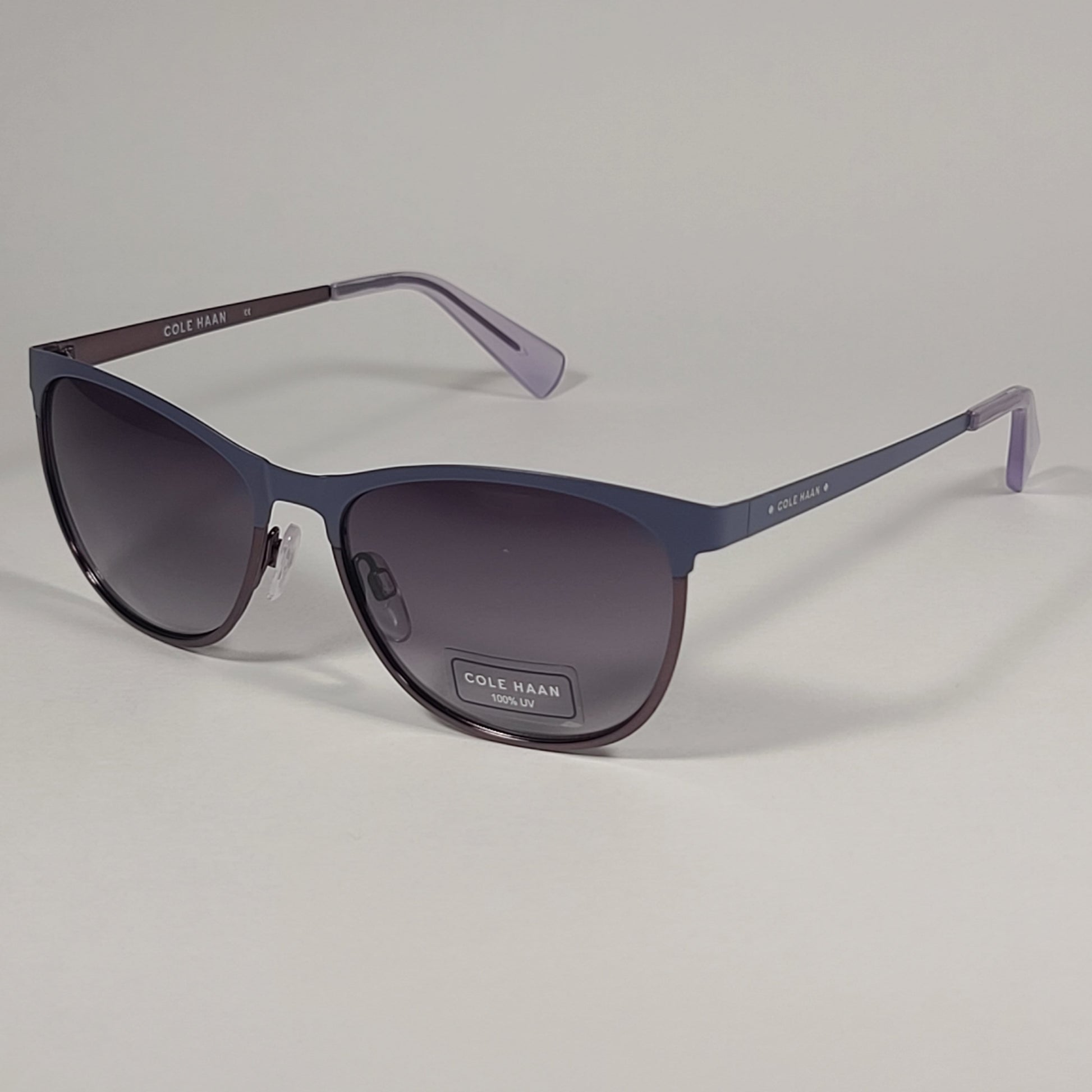 Cole Haan CH7018 516 LAVENDER Designer Sunglasses Lavender Themed Frame Smoke Gradient Lens - Sunglasses