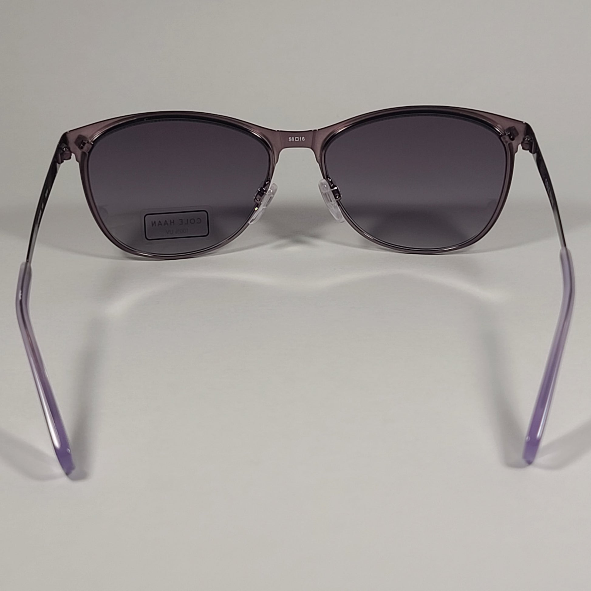 Cole Haan CH7018 516 LAVENDER Designer Sunglasses Lavender Themed Frame Smoke Gradient Lens - Sunglasses