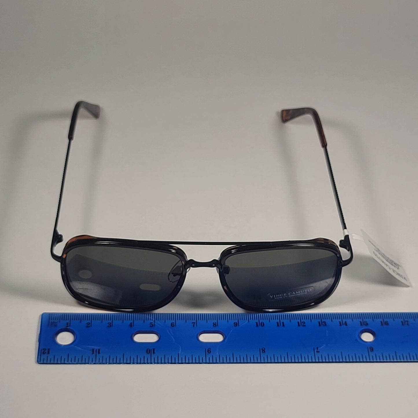 Vince Camuto VM601 BKTS Navigator Sunglasses Black Tortoise Frame Green Lens - Sunglasses