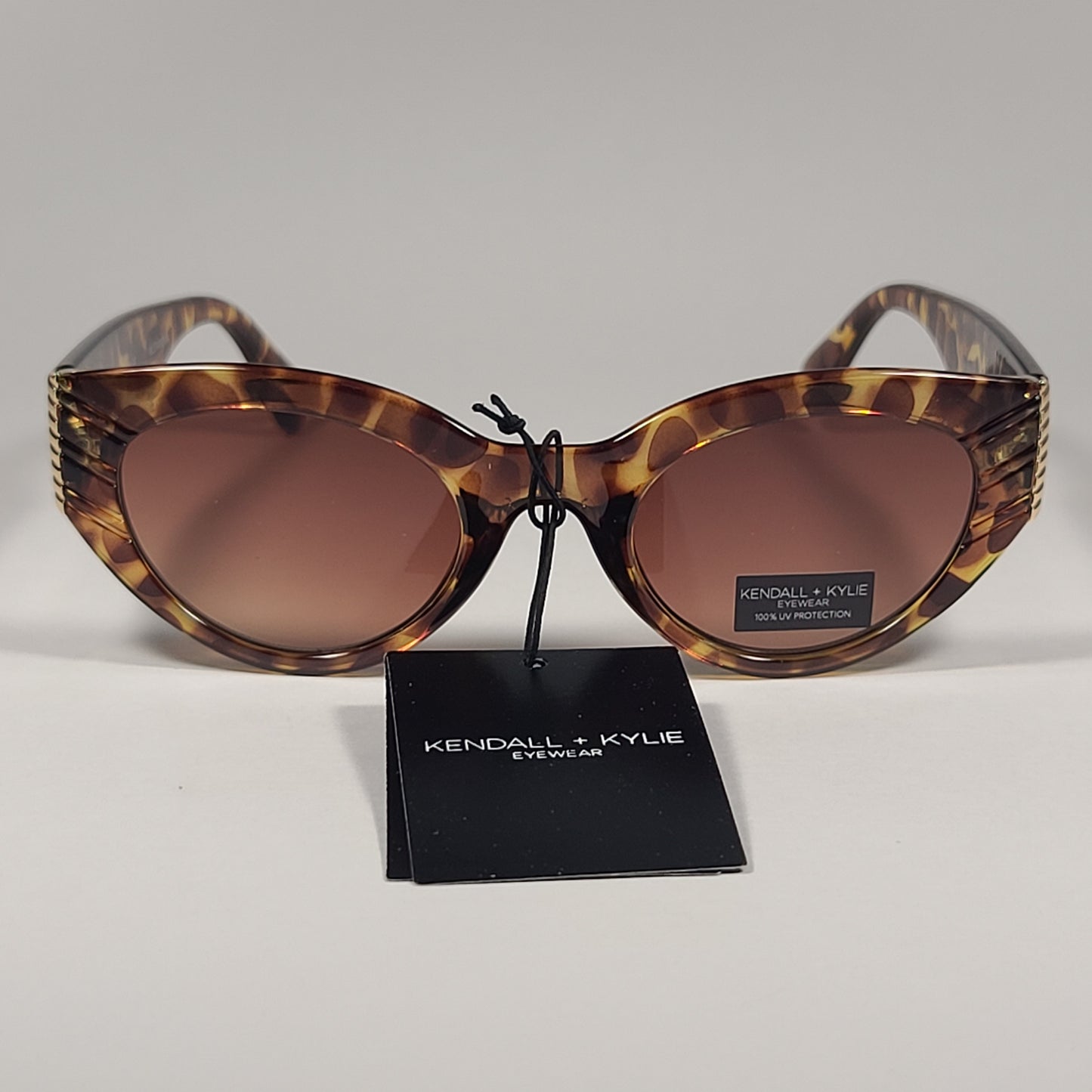 Kendall + Kylie Alexandra KK6143CE 215 Cat Eye Sunglasses Amber Demi / Brown Gradient Lens - Sunglasses