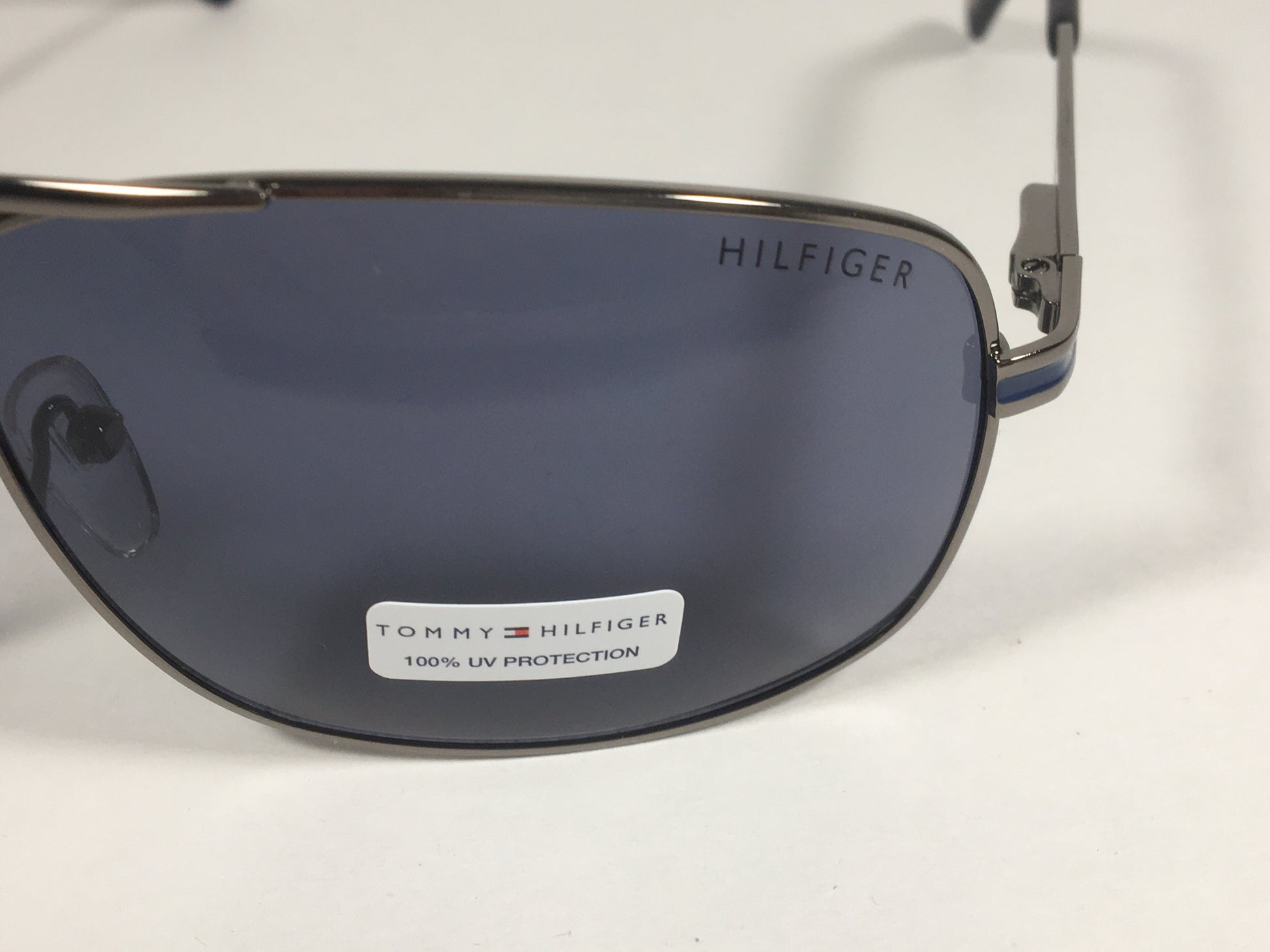 Tommy Hilfiger Lensy TH 1873/S Rectangular Shape Non-Polarized Sunglasses  for Men, 51 mm Lens Size, Grey/Blue price in UAE,  UAE