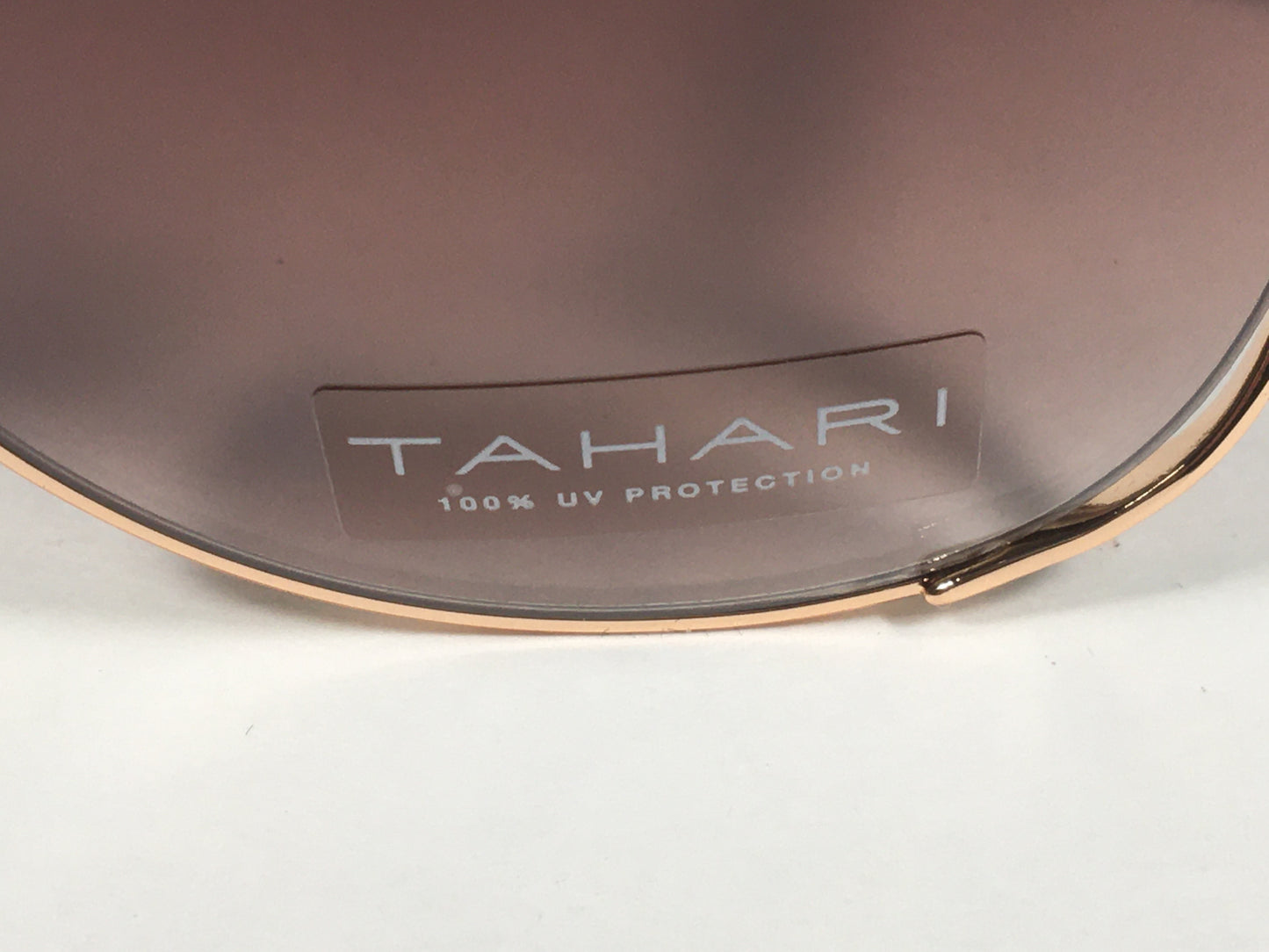 Tahari Oversized Sunglasses Gold And Brown Tortoise Frame Brown Gradient Lens TH751 GLDTS - Sunglasses