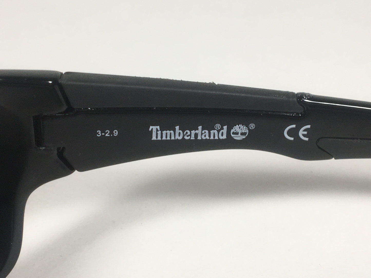Timberland Sport Wrap Sunglasses Shiny Black Frame Gray Lens TB7150 01C - Sunglasses