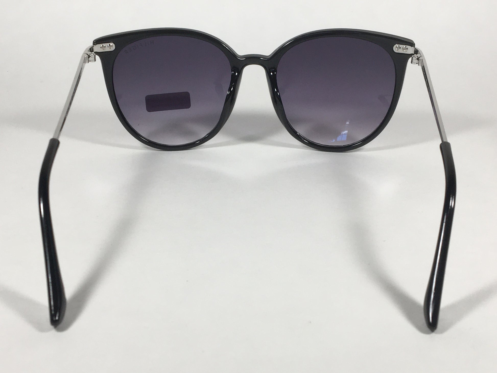 Tommy Hilfiger ’Bellatrix’ WP OL475 Sunglasses Shiny Black Silver Frame Gray Gradient Lens