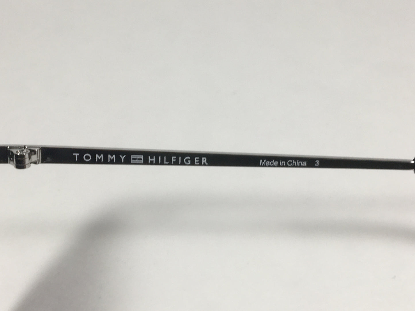 Tommy Hilfiger ’Bellatrix’ WP OL475 Sunglasses Shiny Black Silver Frame Gray Gradient Lens