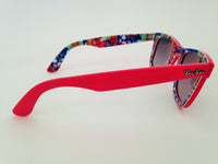 Ray-Ban Rare Prints Series #11 Wayfarer Sunglasses Red Coral Print Fra