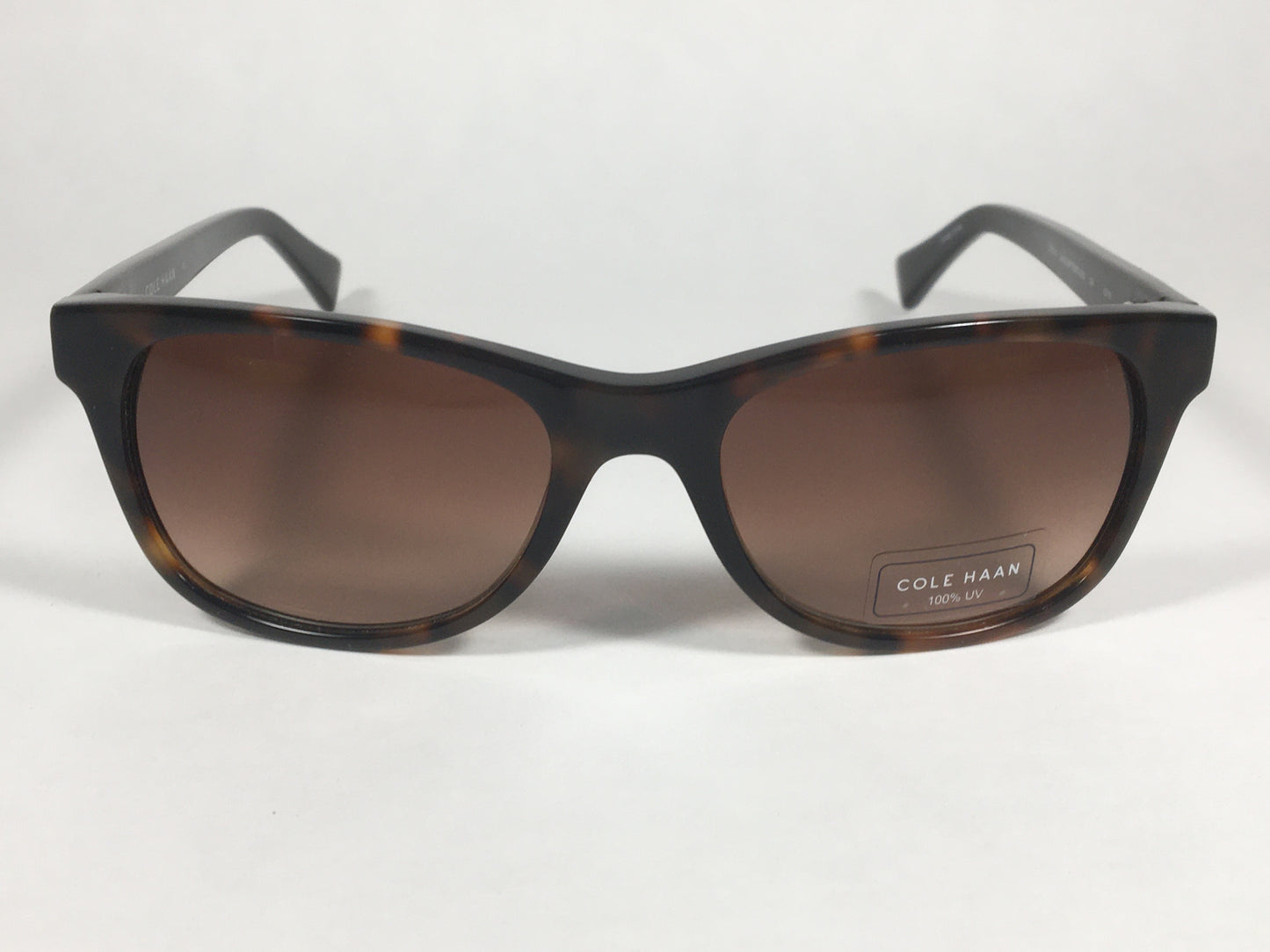 Cole Haan Designer Sunglasses Brown Tortoise Brown Gradient Lens CH7011 240 SOFT TORTOISE - Sunglasses