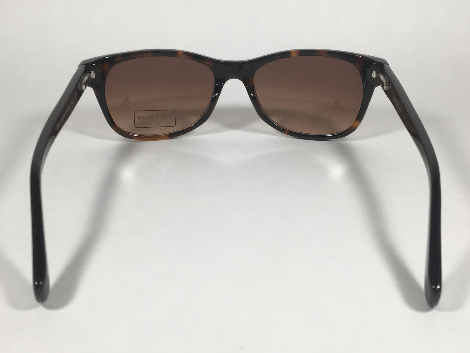 Cole Haan Designer Sunglasses Brown Tortoise Brown Gradient Lens CH7011 240 SOFT TORTOISE - Sunglasses