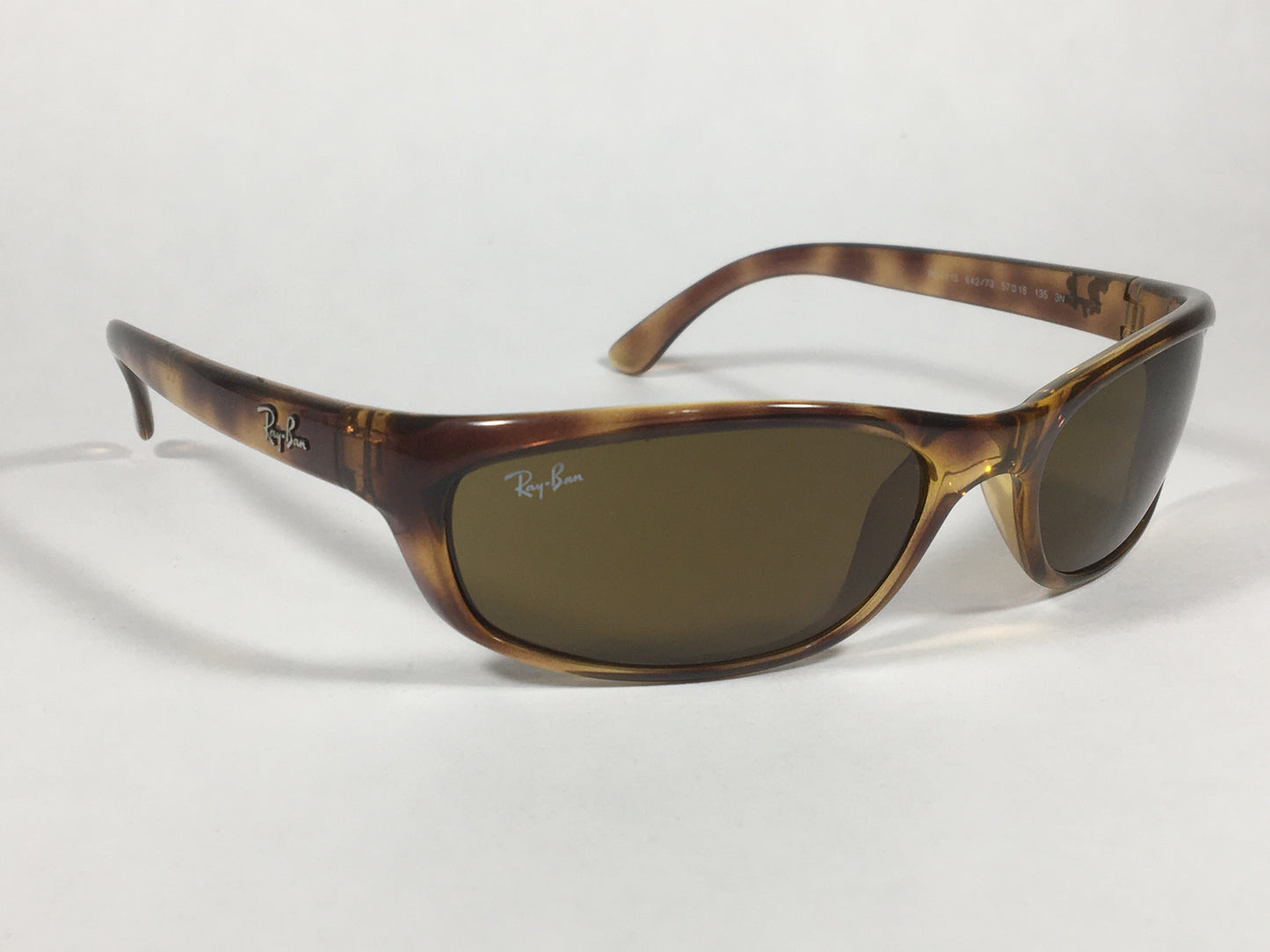 Ray-Ban Small Predator Active Lifestyle Sunglasses Brown Havana Frame Brown Lens RB4115 642/73 - Sunglasses