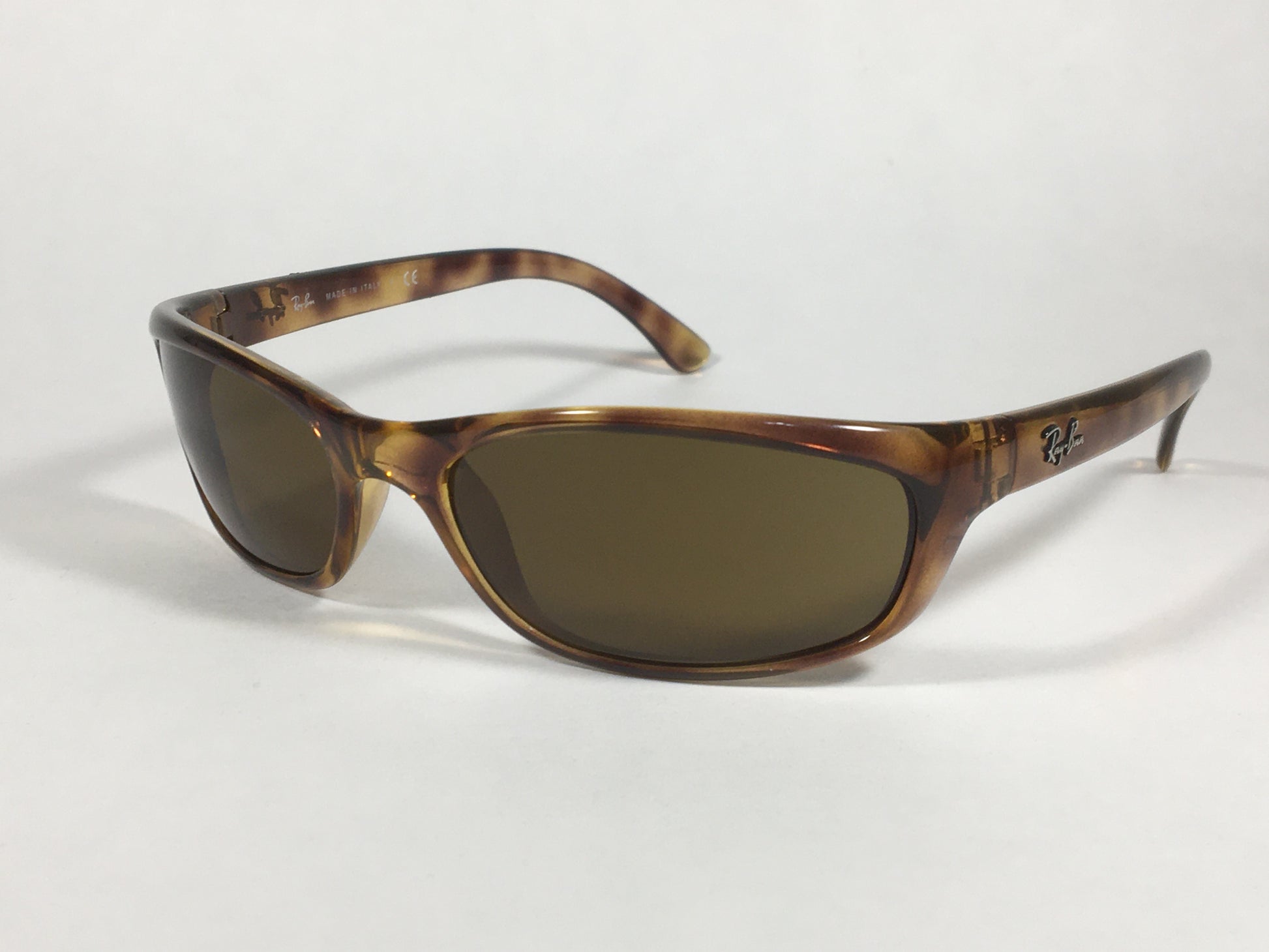 Ray-Ban Small Predator Active Lifestyle Sunglasses Brown Havana Frame Brown Lens RB4115 642/73 - Sunglasses