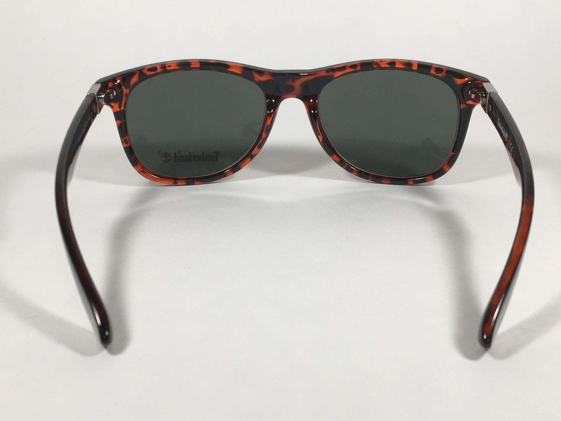 Timberland Square Sunglasses Dark Brown Tortoise Frame Green Lens TB7154 52N - Sunglasses