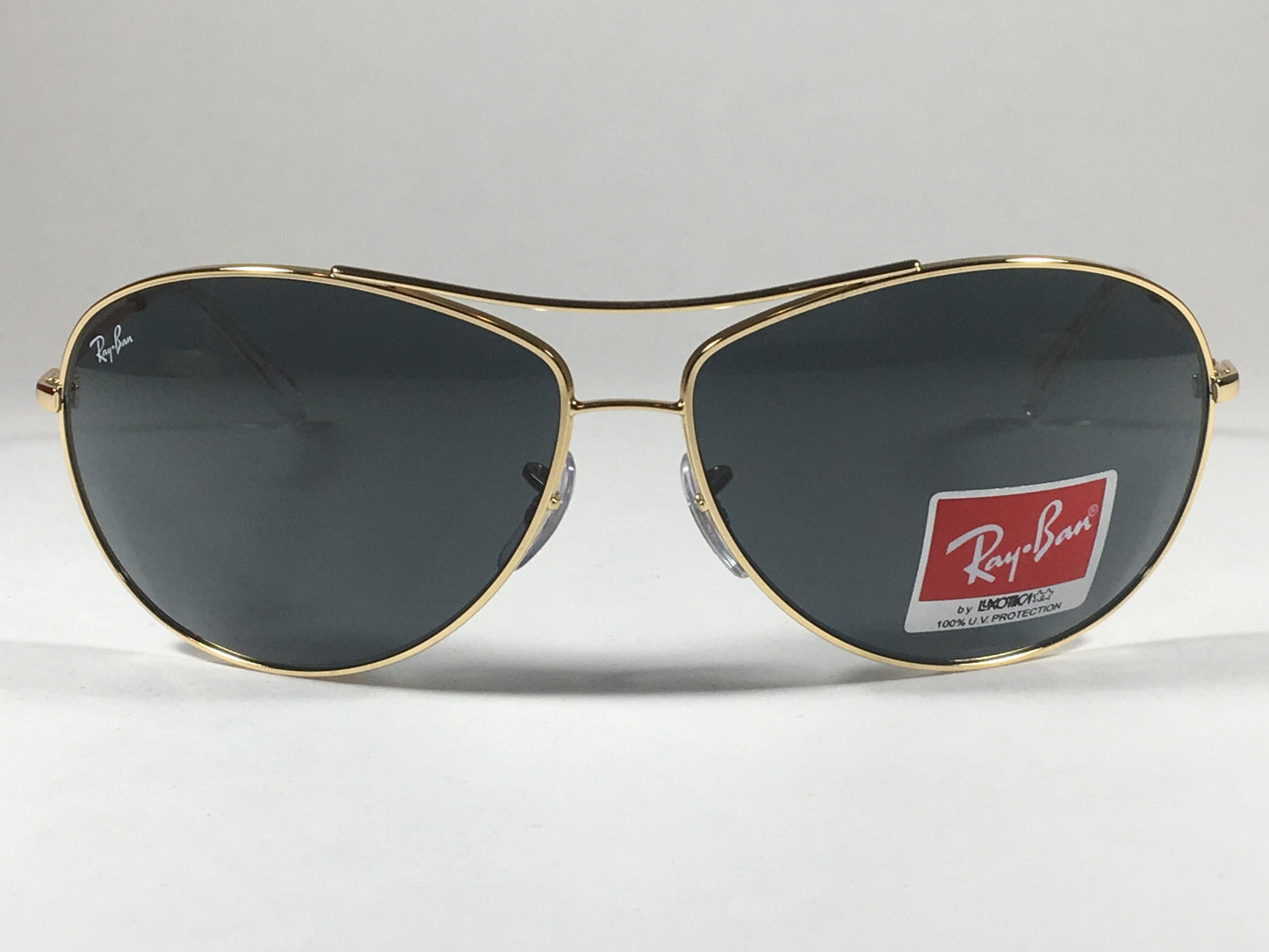 Ray-Ban Aviator Pilot Sunglasses Gold Metal Frame Large Green Lens Rb3454L 001/71 - Sunglasses