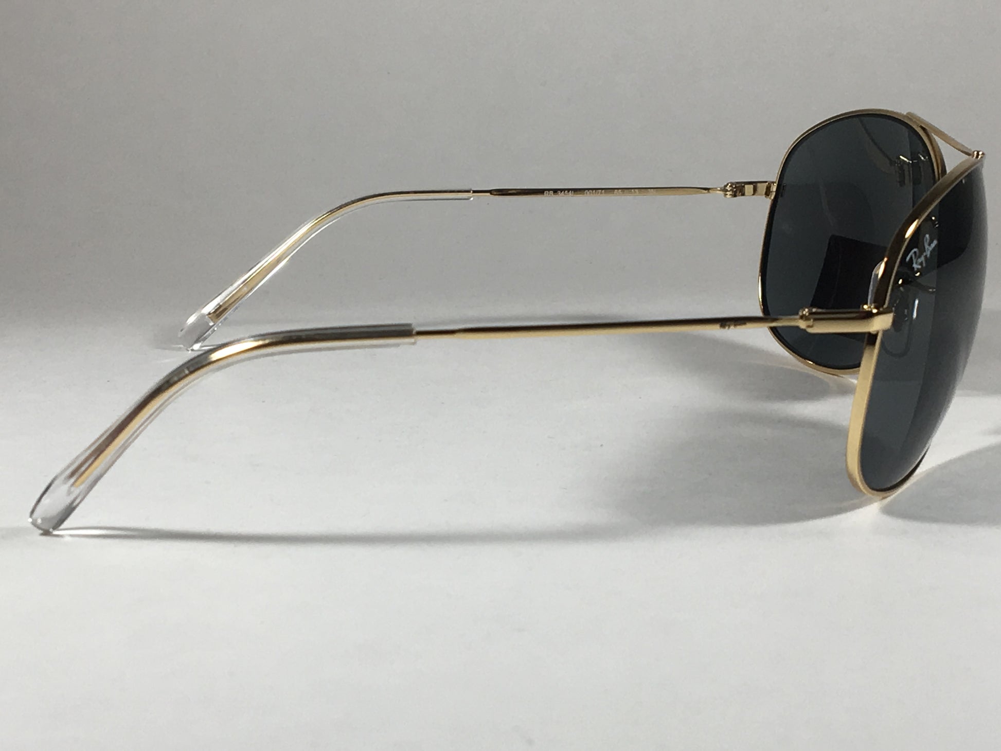 Ray-Ban Aviator Pilot Sunglasses Gold Metal Frame Large Green Lens Rb3454L 001/71 - Sunglasses